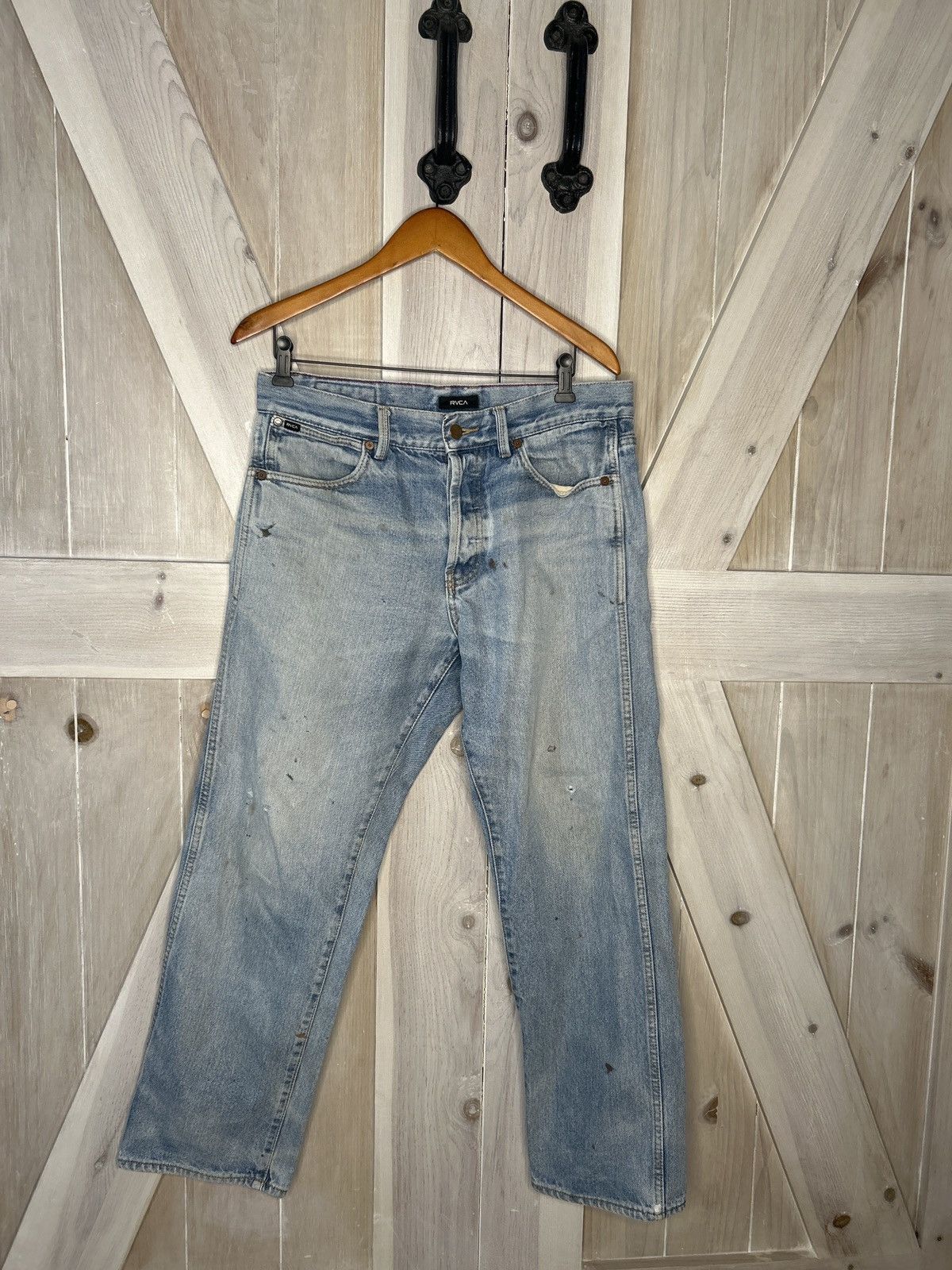 RVCA × Vintage Vintage RVCA Baggy Denim Jeans Size US 32 / EU 48 - 1 Thumbnail
