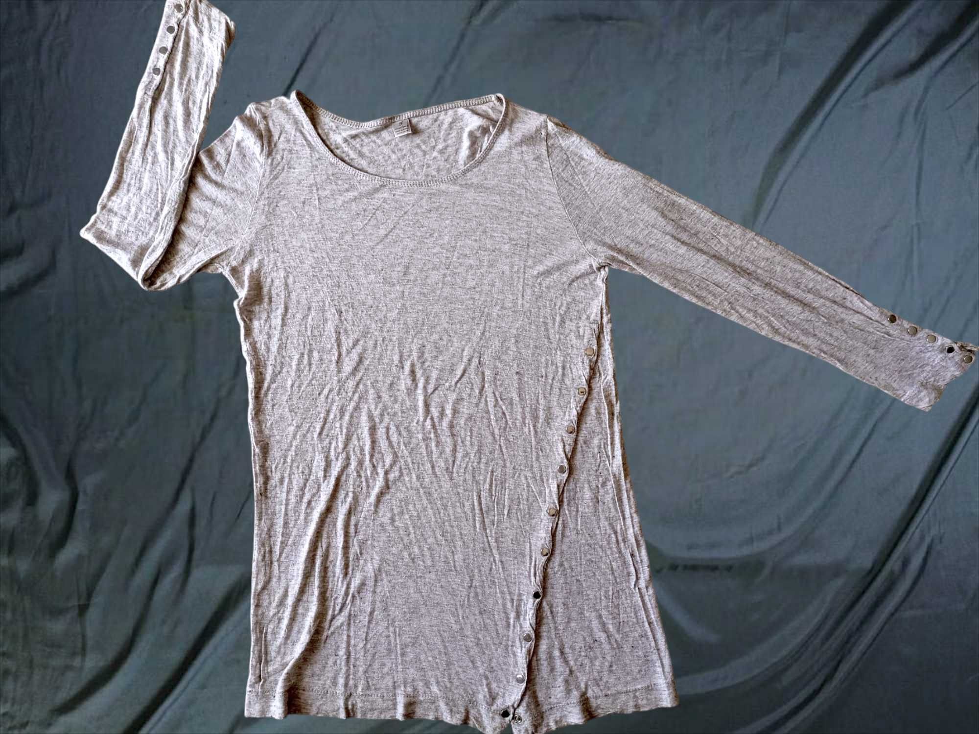 Japanese Brand "F" Asymmetrical Snap Button Longsleeve Size US M / EU 48-50 / 2 - 10 Thumbnail