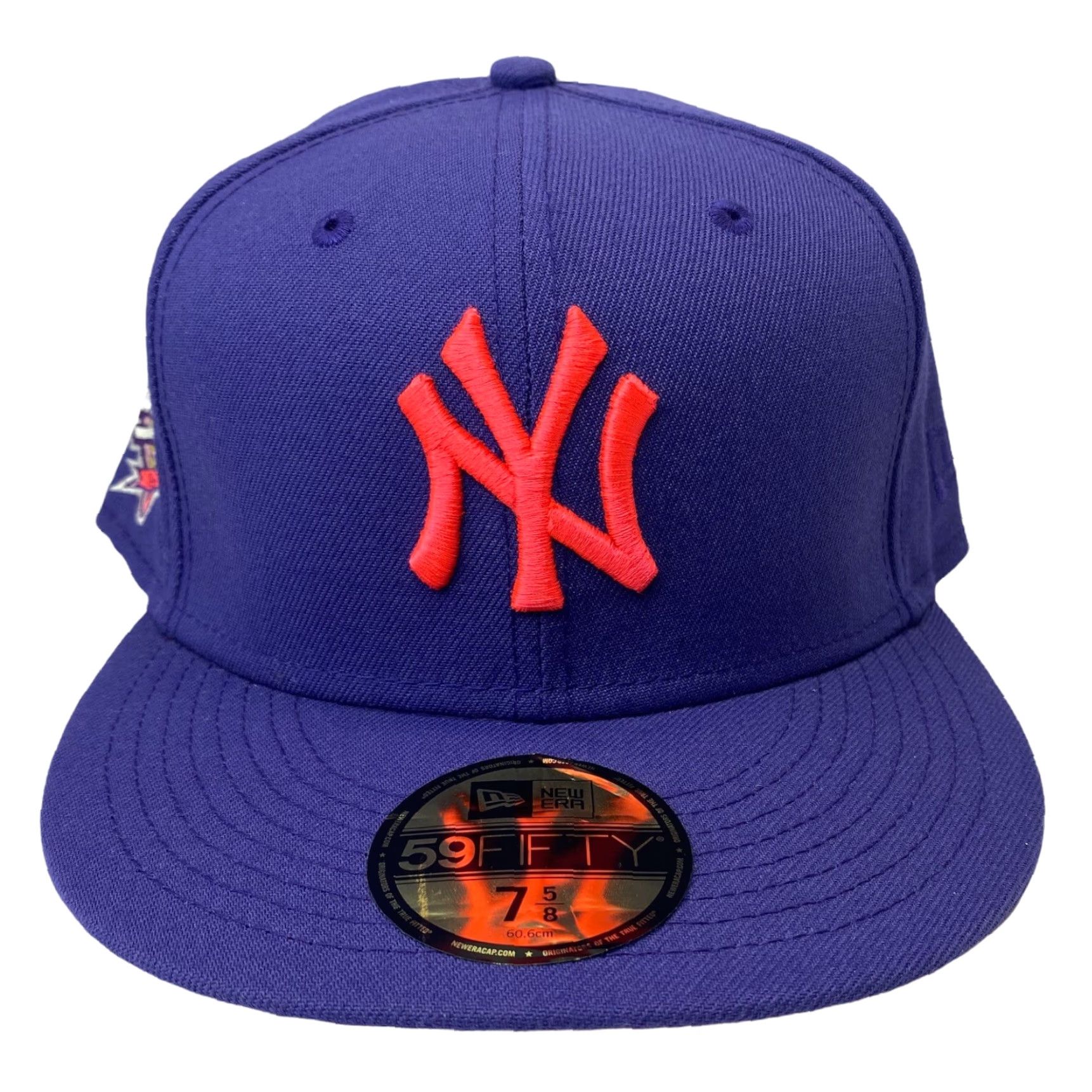 New Era NEW ERA HAT Baseball Cap YANKEES FITTED 7 5/8 Purple Daybreakers UV 1998 Hat Club Exclusive Mens Size ONE SIZE - 2 Thumbnail