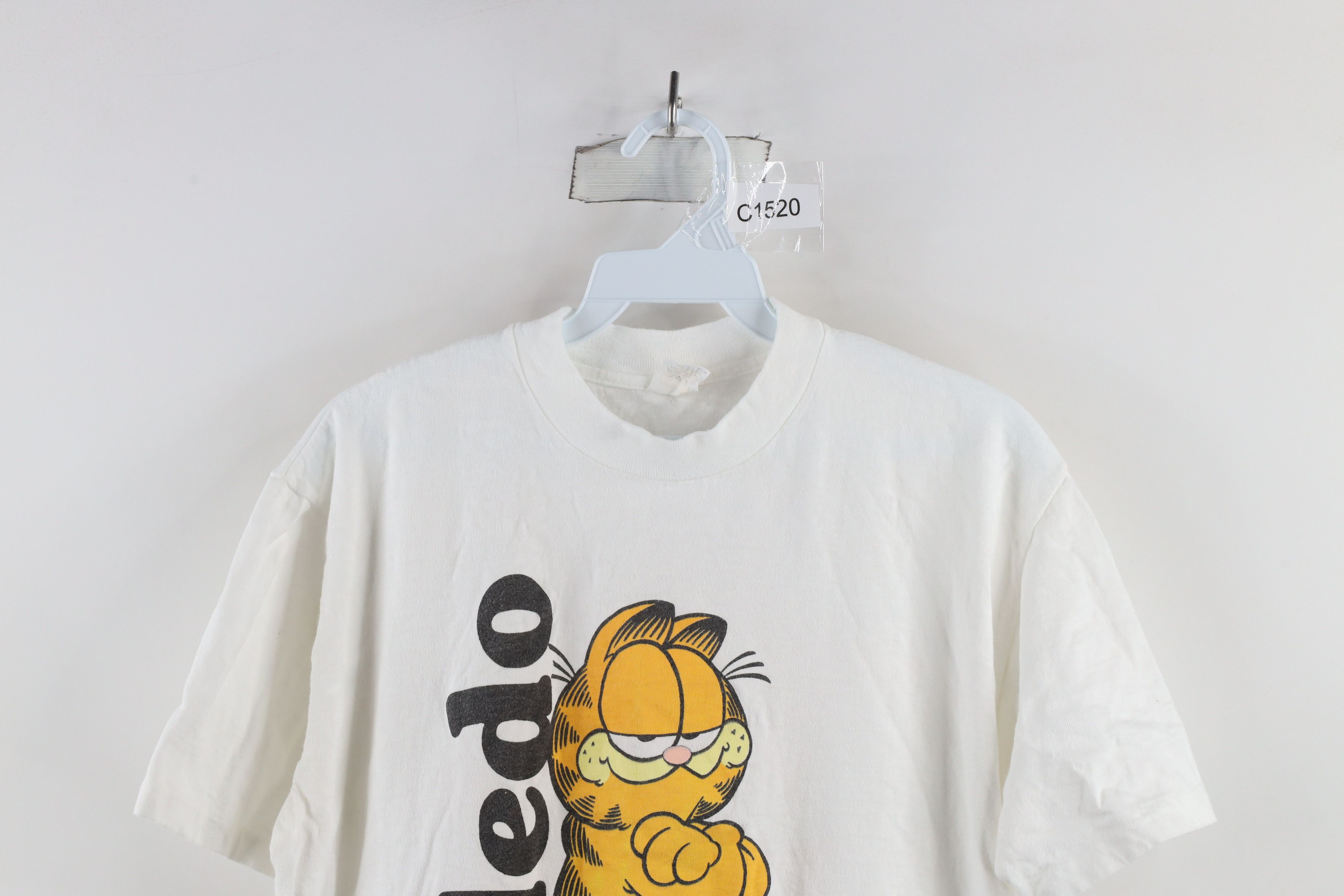 Vintage Vintage 70s Garfield the Cat Toledo Ohio T-Shirt White USA Size US L / EU 52-54 / 3 - 2 Thumbnail