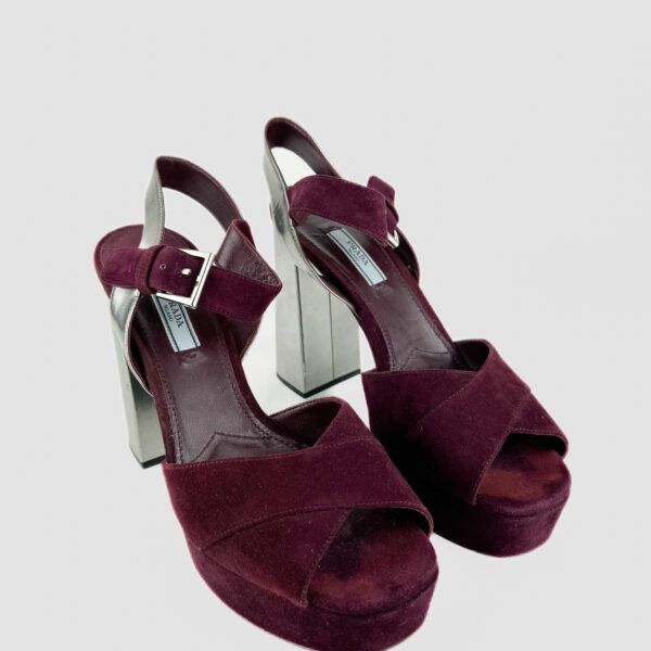 Prada Second hand chunky heels of Prada Size US 10 / IT 40 - 2 Thumbnail