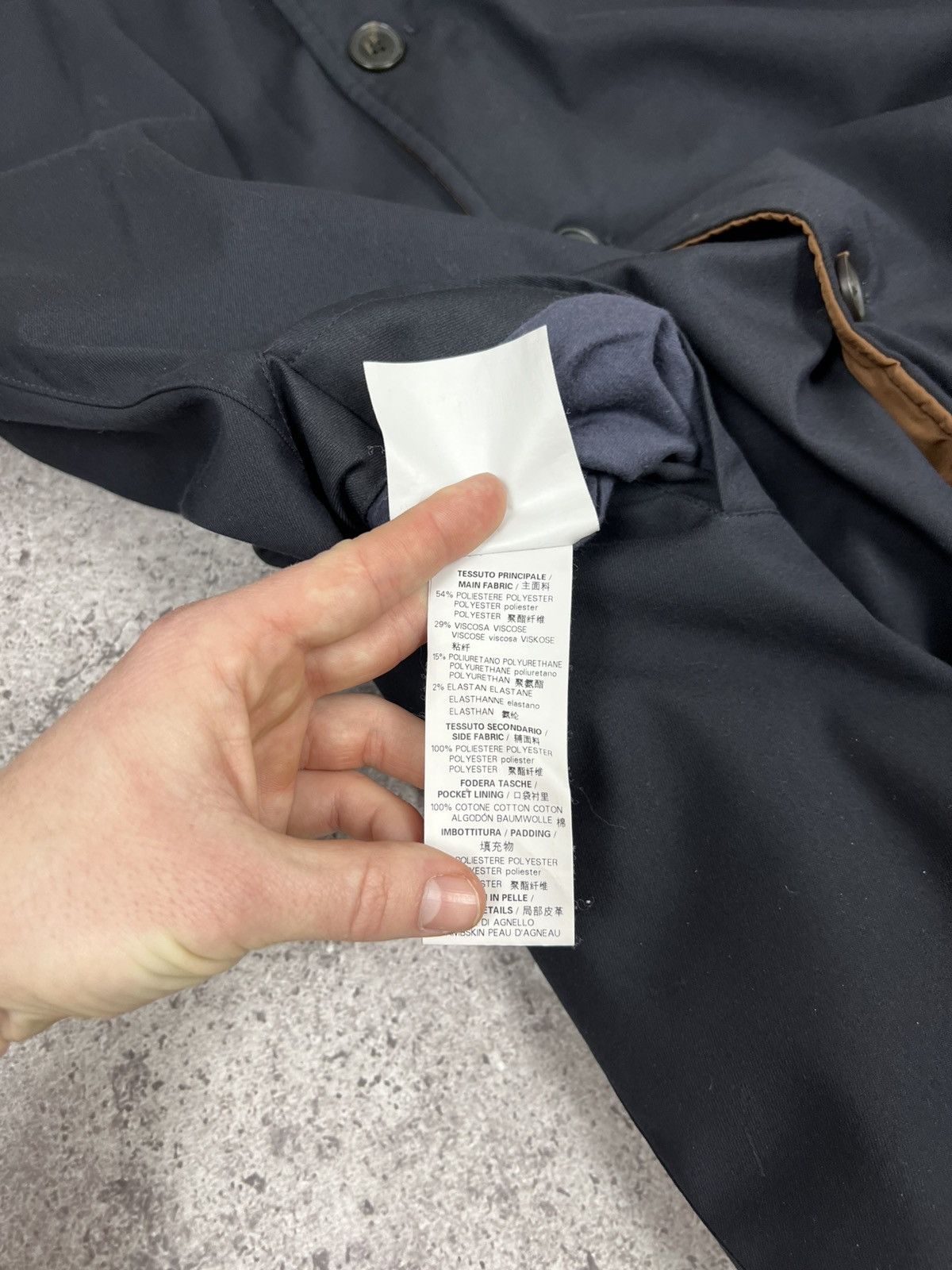 Corneliani Corneliani Reversible Coat Jacket Brown Blue Size US L / EU 52-54 / 3 - 20 Thumbnail