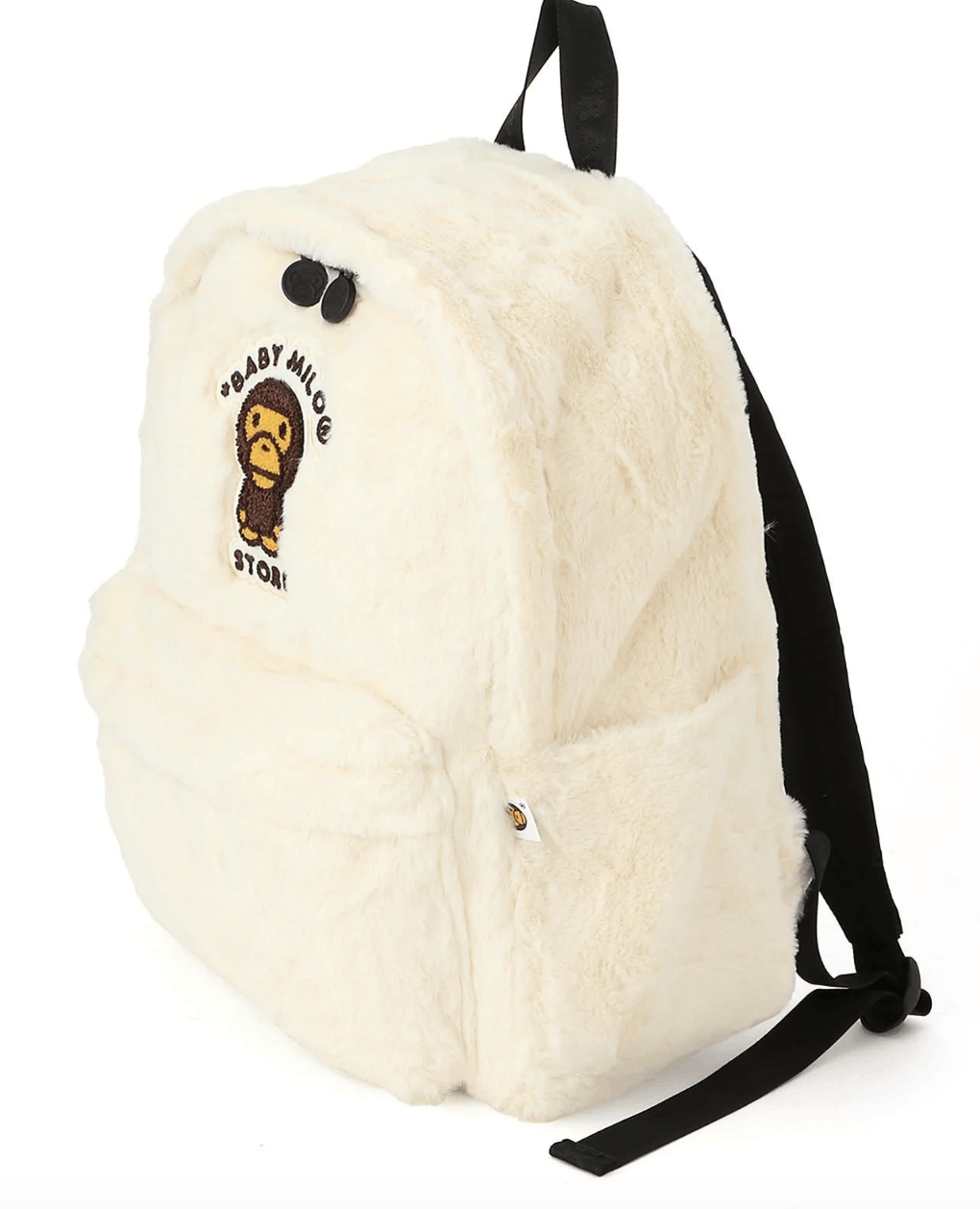 Bape Bape APE BABY MILO FAUX FUR MEDIUM BACKPACK Size ONE SIZE - 2 Thumbnail