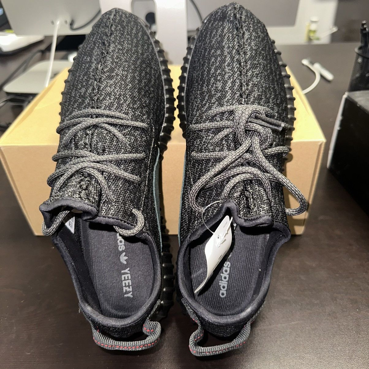 Size adidas Yeezy Boost 350 Low Pirate Black 2015 New