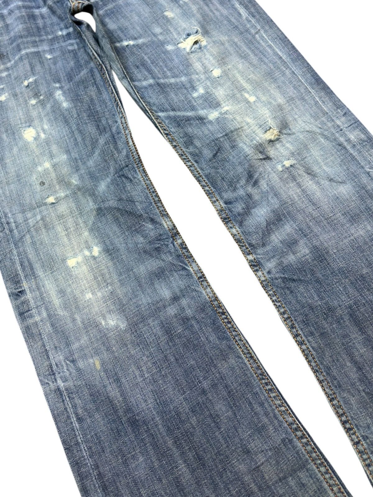 Taverniti Vintage Taverniti Flare Faded Grunge Distressed Denim Size US 32 / EU 48 - 4 Thumbnail