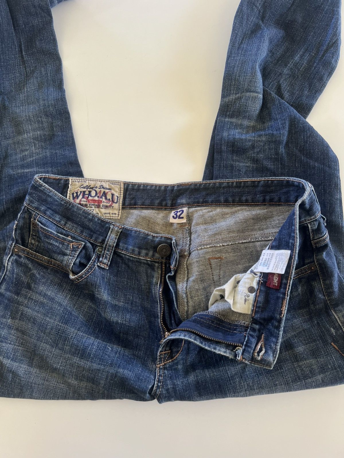 Who A.U. Vintage Who.A.U Denim Jeans Size 35" Size US 35 - 10 Thumbnail