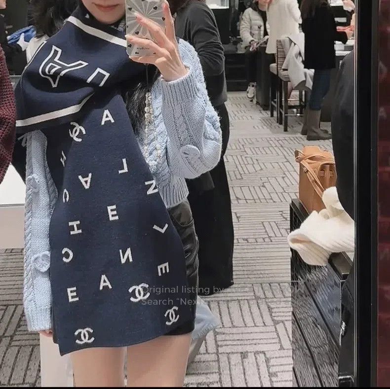 Chanel Chanel Panda double-sided scarf Size ONE SIZE - 7 Thumbnail
