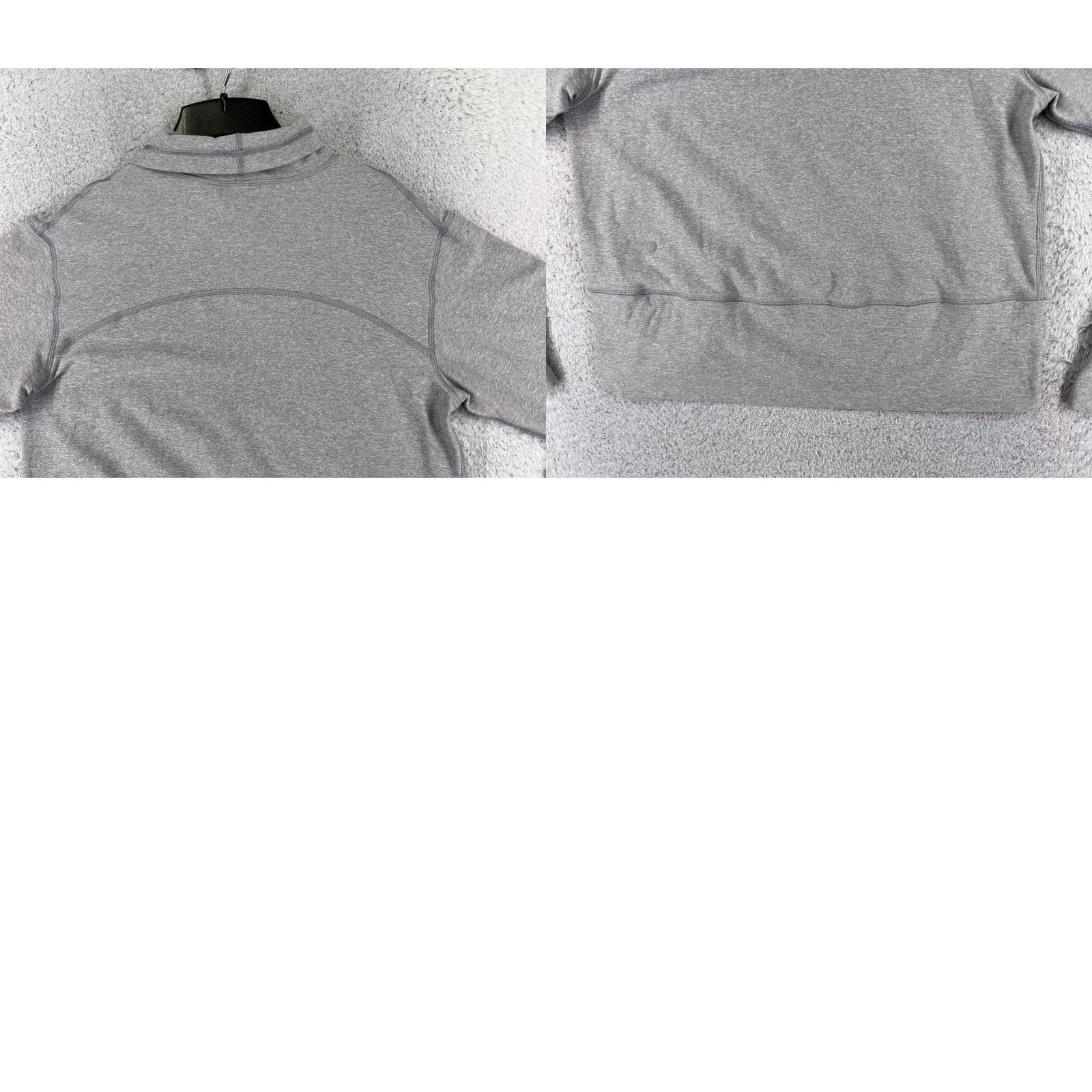 Lululemon Lululemon Sweater Women 8 Gray Ready to Rulu Pullover Funnel Neck Long Sleeve Shirt Size M / US 6-8 / IT 42-44 - 9 Thumbnail