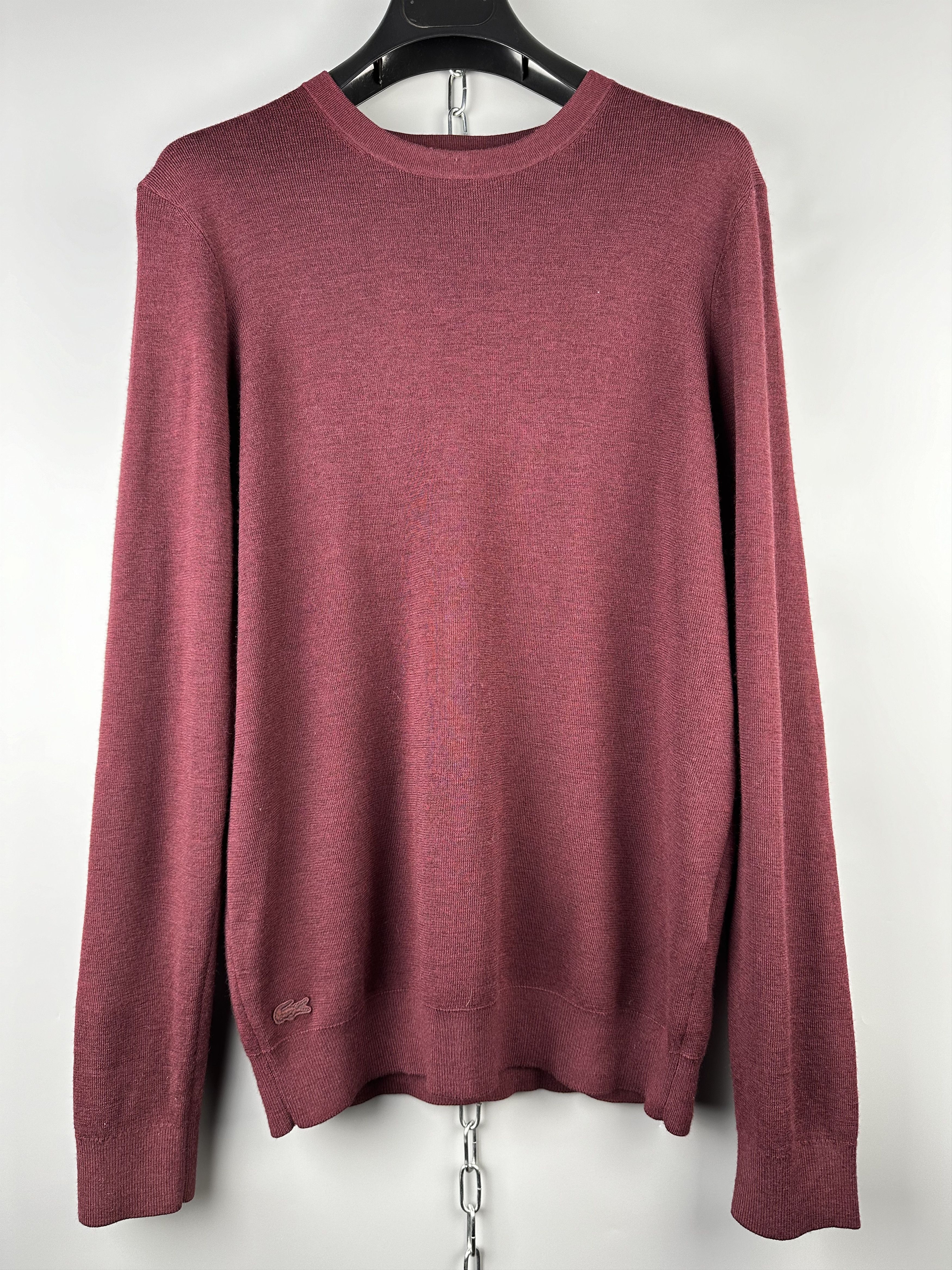 Lacoste Lacoste Wool Knit Sweater Jumper Size US M / EU 48-50 / 2 - 1 Thumbnail