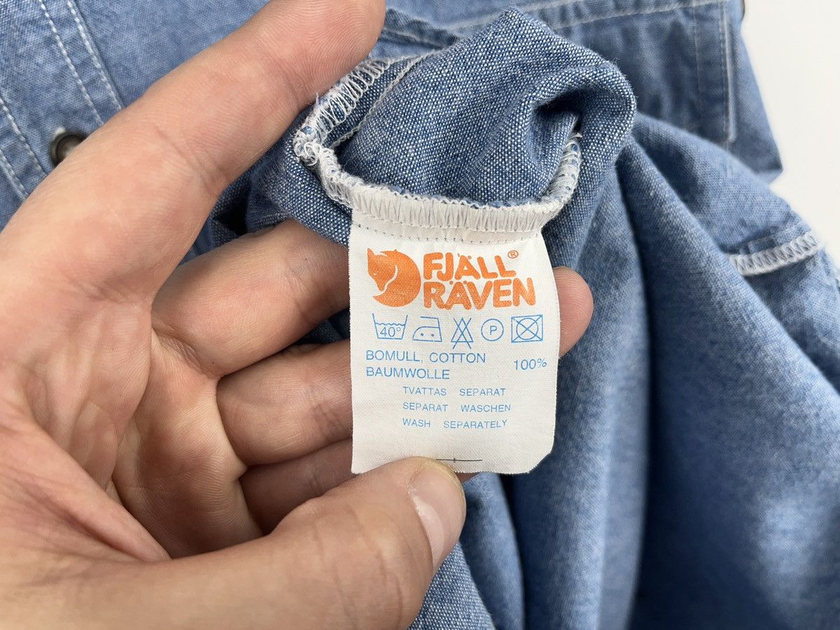 Fjallraven × Vintage Fjallraven Vintage Denim Long Sleeve Button Down Shirt Size US XL / EU 56 / 4 - 5 Thumbnail