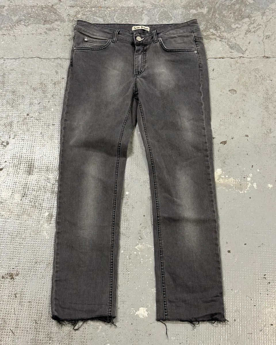 Acne Studios × Designer × Vintage 2000s Acne Studios Slim Grey Faded Denim Jeans Size US 39 - 1 Thumbnail