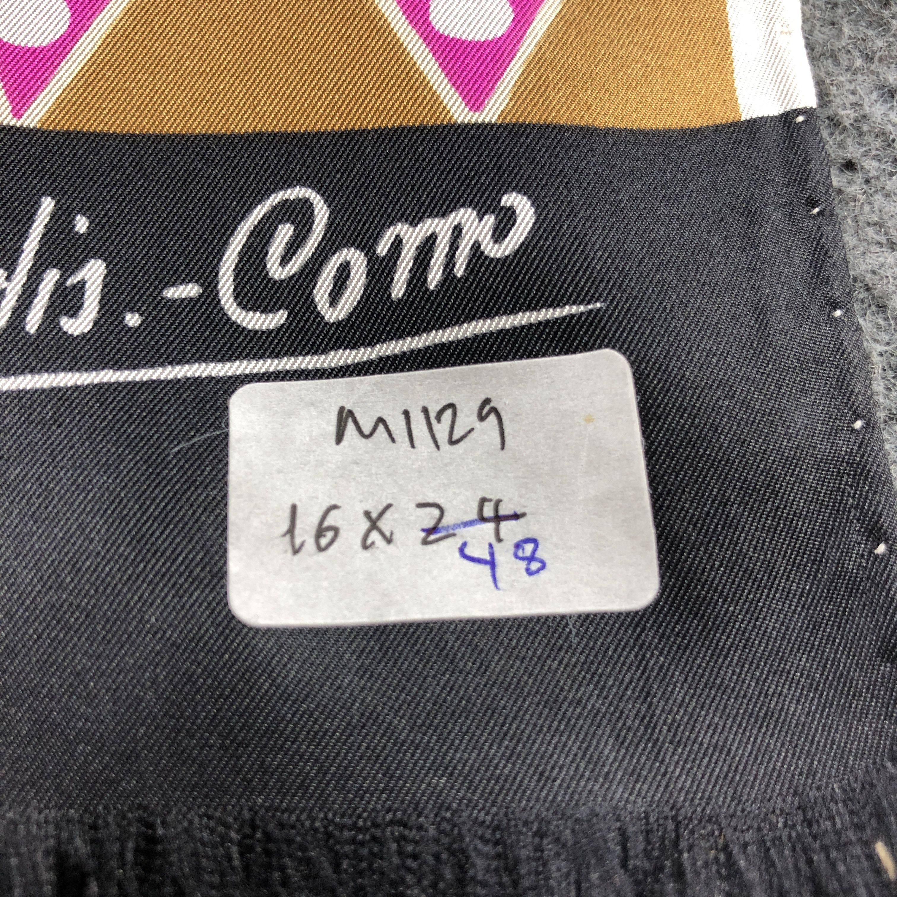 Vintage Bari Dis Como Luxury Silk Stole Silk Scarf M1129 Size ONE SIZE - 11 Thumbnail