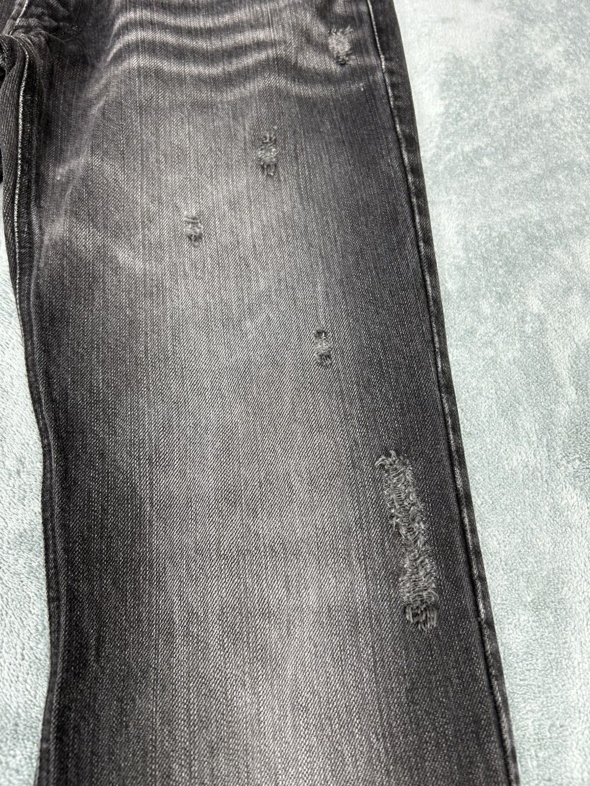 Japanese Brand Rupert Edge Distressed Flared Denim Pants. s0204 Size US 32 / EU 48 - 4 Thumbnail