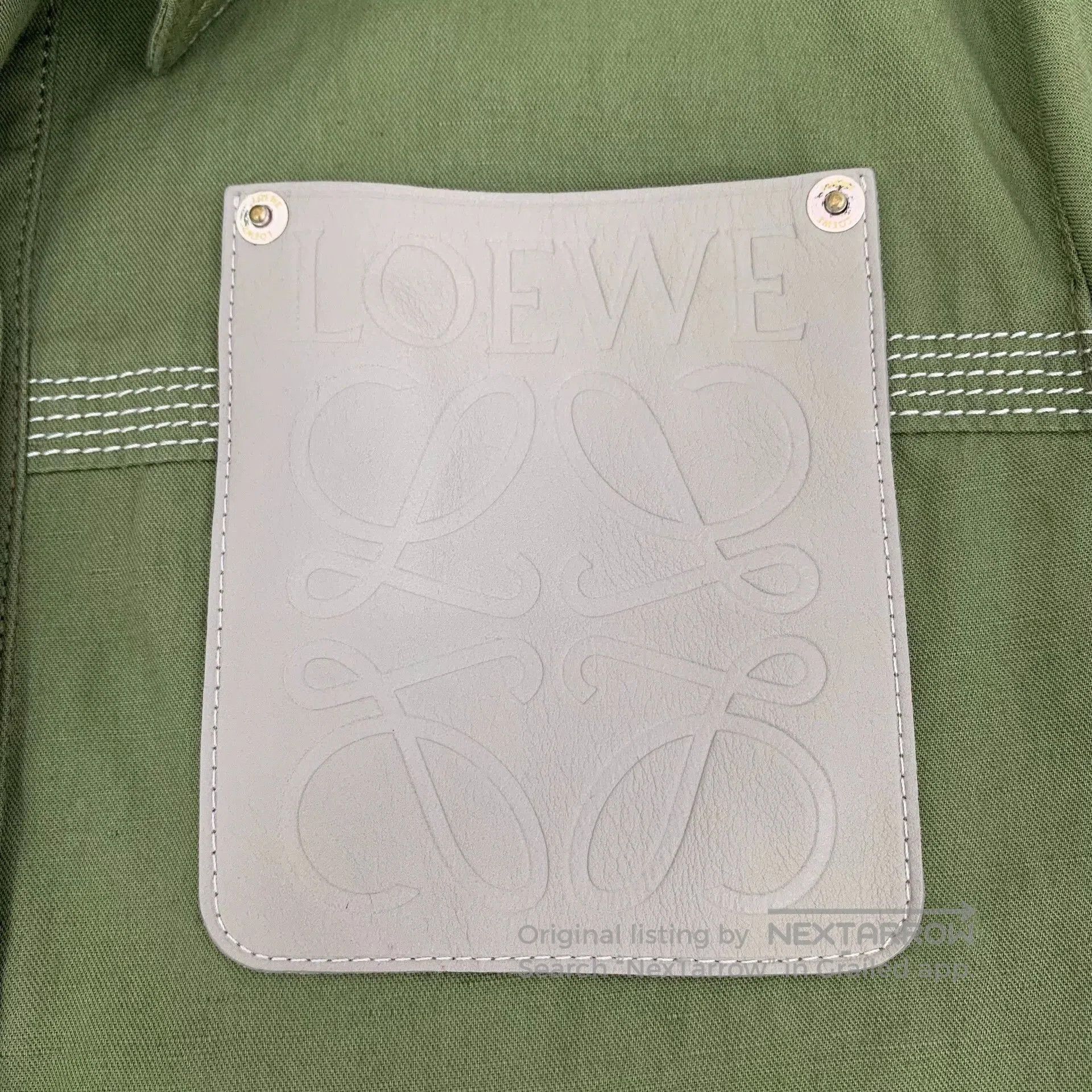 Loewe Loewe Green Logo Cotton Jacket S. Size US S / EU 44-46 / 1 - 5 Thumbnail