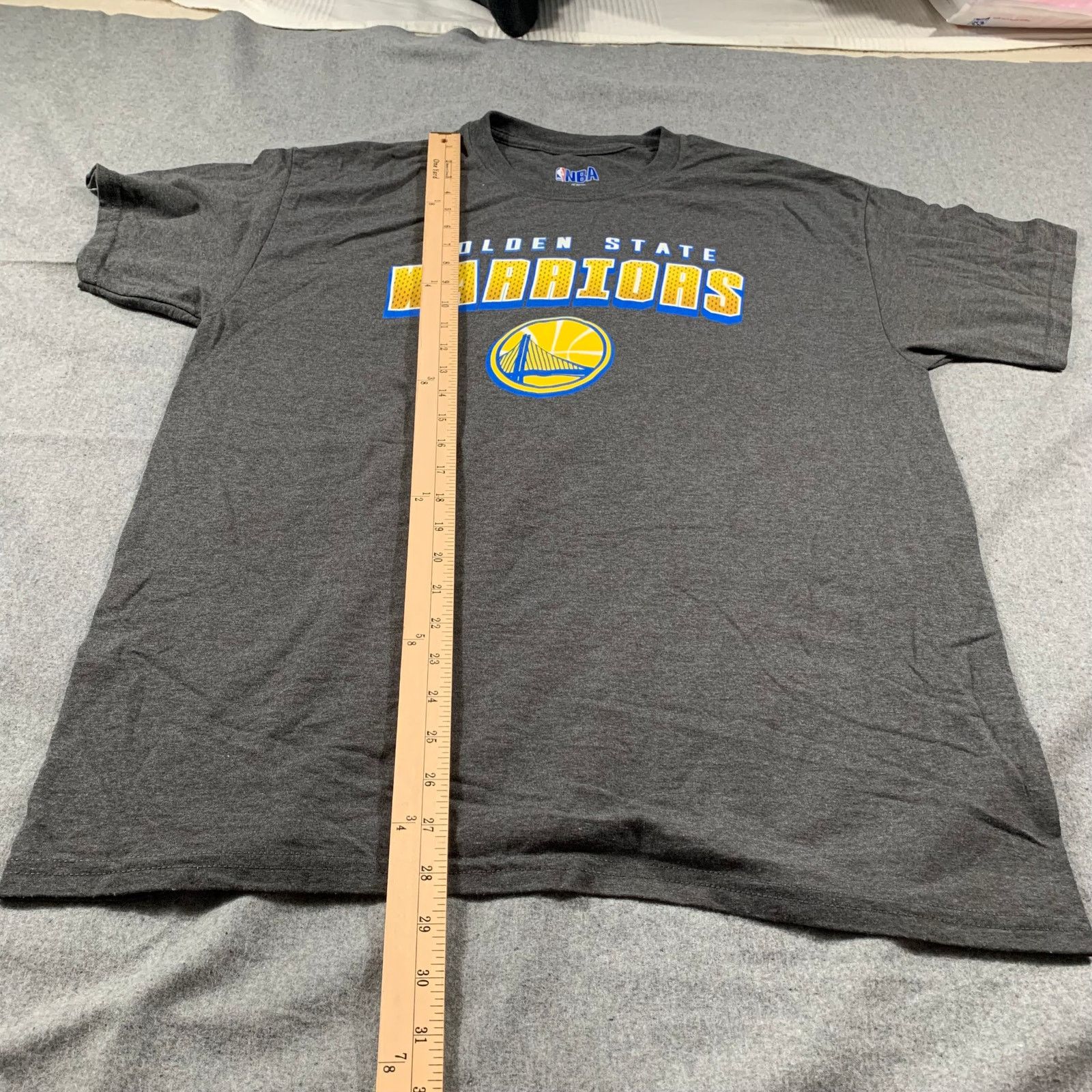 NBA NBA Golden State Warriors Shirt Ault Large Gray Outdoor Size US L / EU 52-54 / 3 - 6 Thumbnail