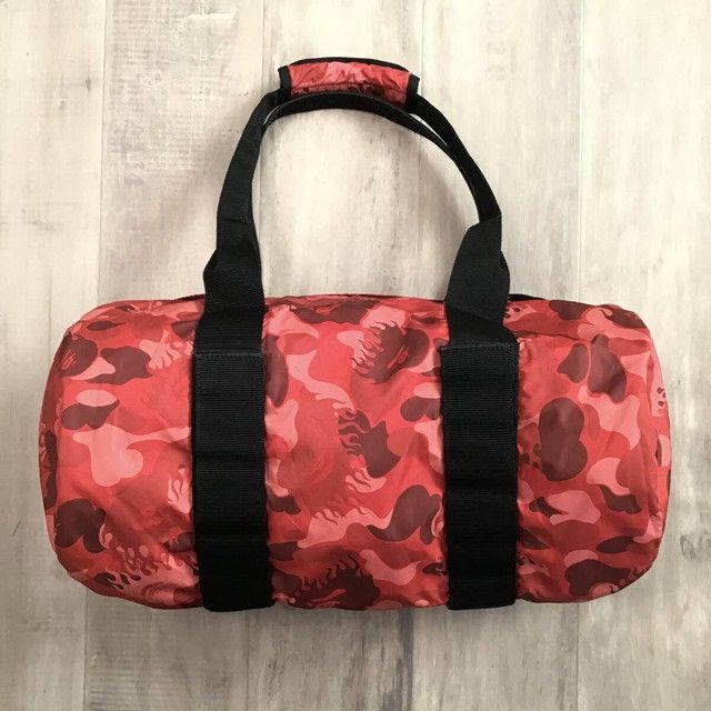 Bape × Nigo BAPE Travel Bag Fire camo a bathing ape flame red camo NIGO Size ONE SIZE - 5 Thumbnail