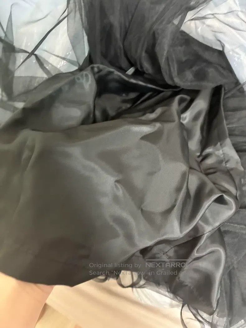 Comme des Garcons Comme Des Garcons size S Pinched gauze skirt Size 23" - 6 Thumbnail