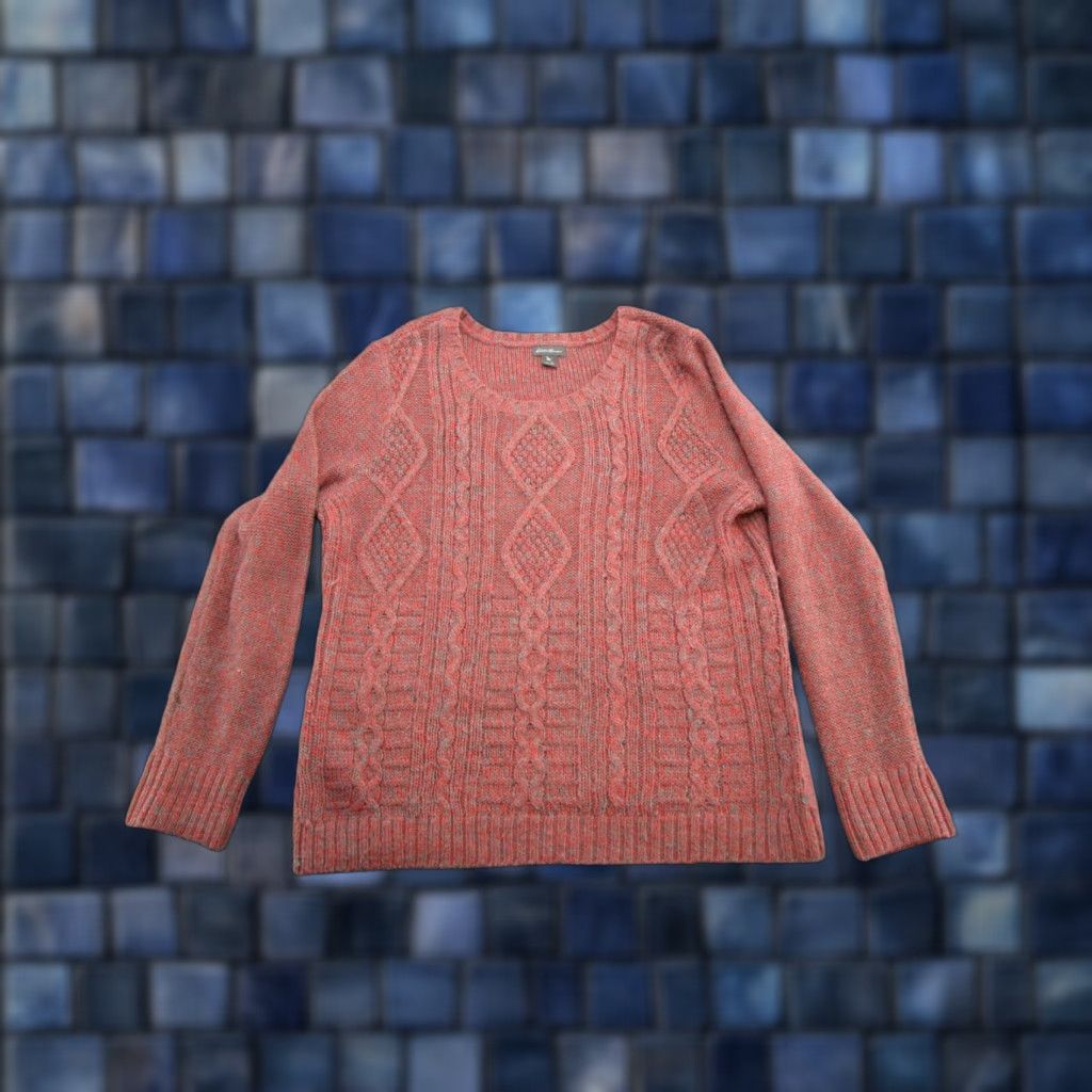 Eddie Bauer VINTAGE Eddie Bauer Womens Pullover Pink Knit Sweater XL Wool Blend Size XL / US 12-14 / IT 48-50 - 1 Thumbnail