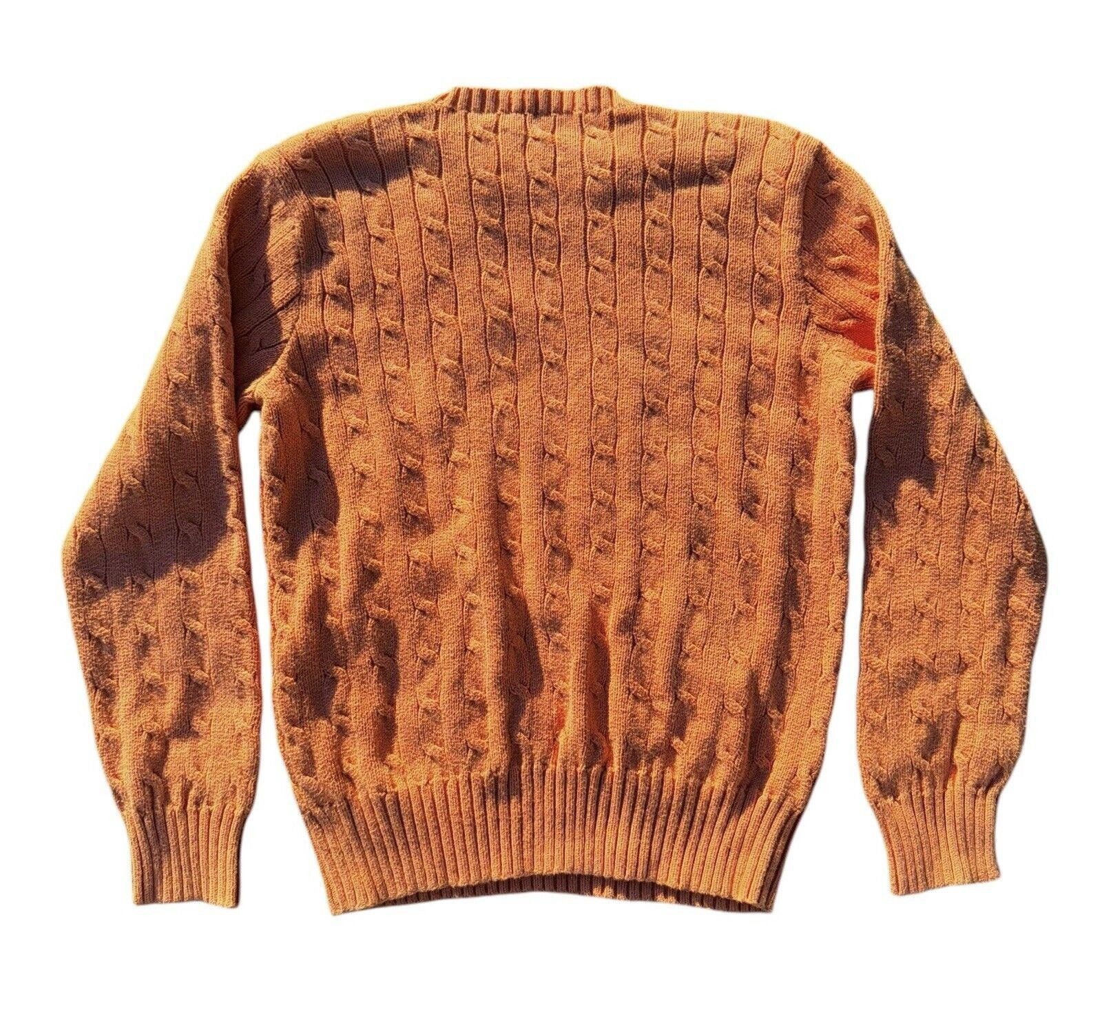 Polo Ralph Lauren VTG Polo Ralph Lauren Pony Cable Knit Sweater Womens M Size M / US 6-8 / IT 42-44 - 4 Thumbnail