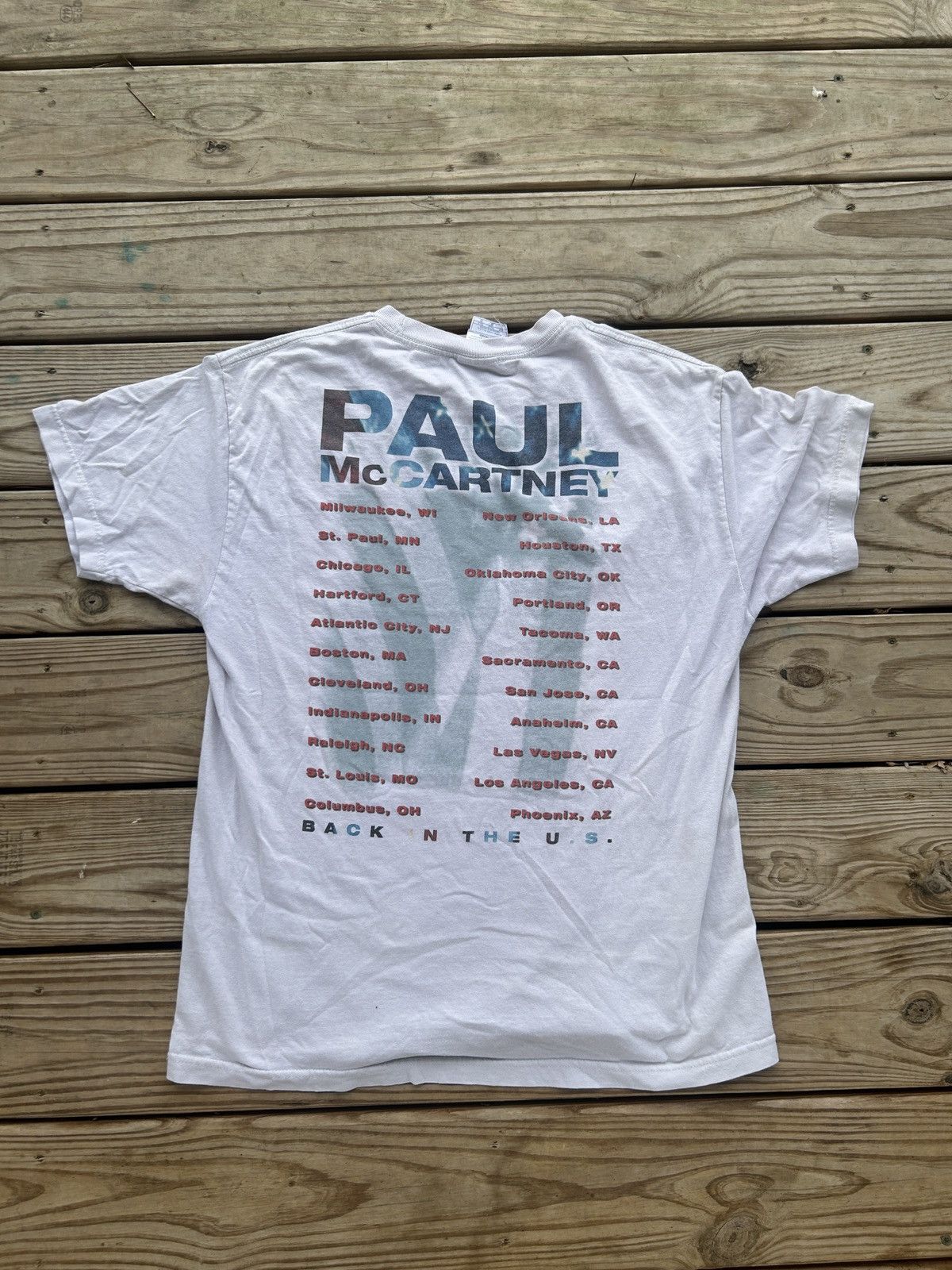 Vintage Vintage Paul Mccartney Graphic Tee Size US L / EU 52-54 / 3 - 2 Thumbnail
