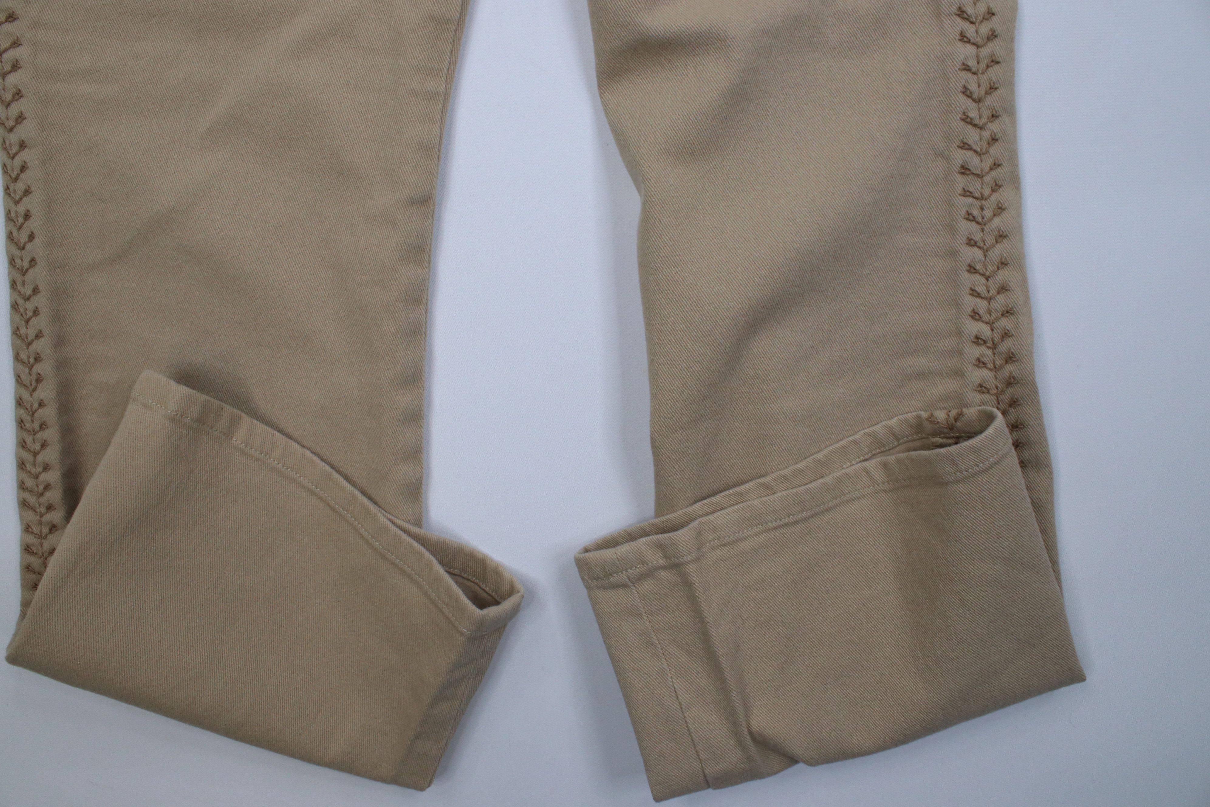 Polo Ralph Lauren Vintage 90s Ralph Lauren Embroidered Flared Wide Leg Jeans Size 30" / US 8 / IT 44 - 5 Thumbnail