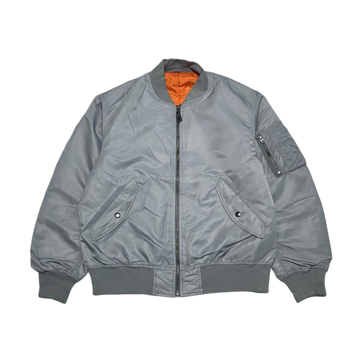 Christophe Lemaire × Japanese Brand UNIQLO MA-1 Bomber Jacket Size M fit XL Size US M / EU 48-50 / 2 - 2 Thumbnail