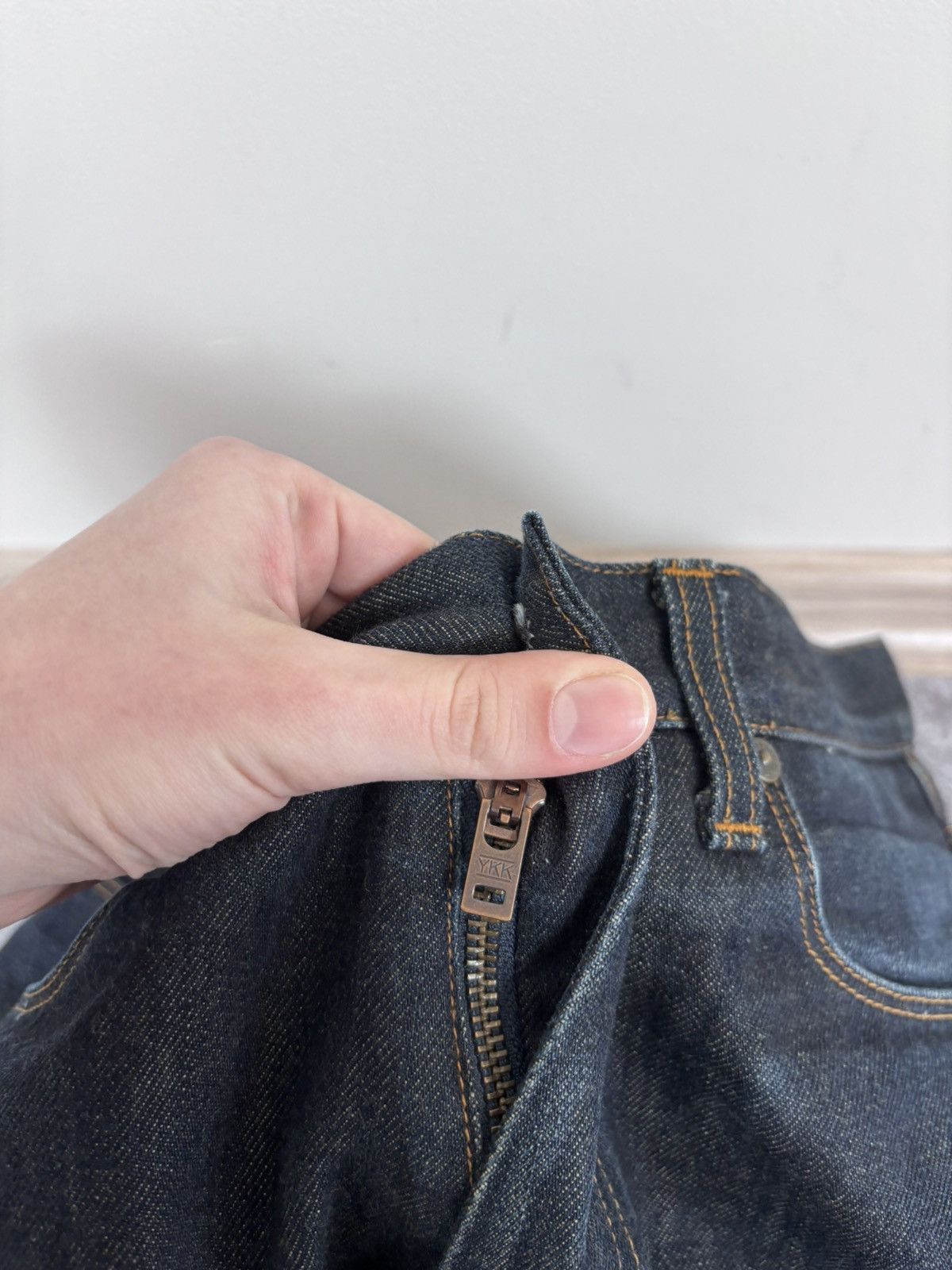 Acne Studios Acne Studios Max Raw Men’s Indigo Navy Blue Denim Jeans Size US 31 - 7 Thumbnail