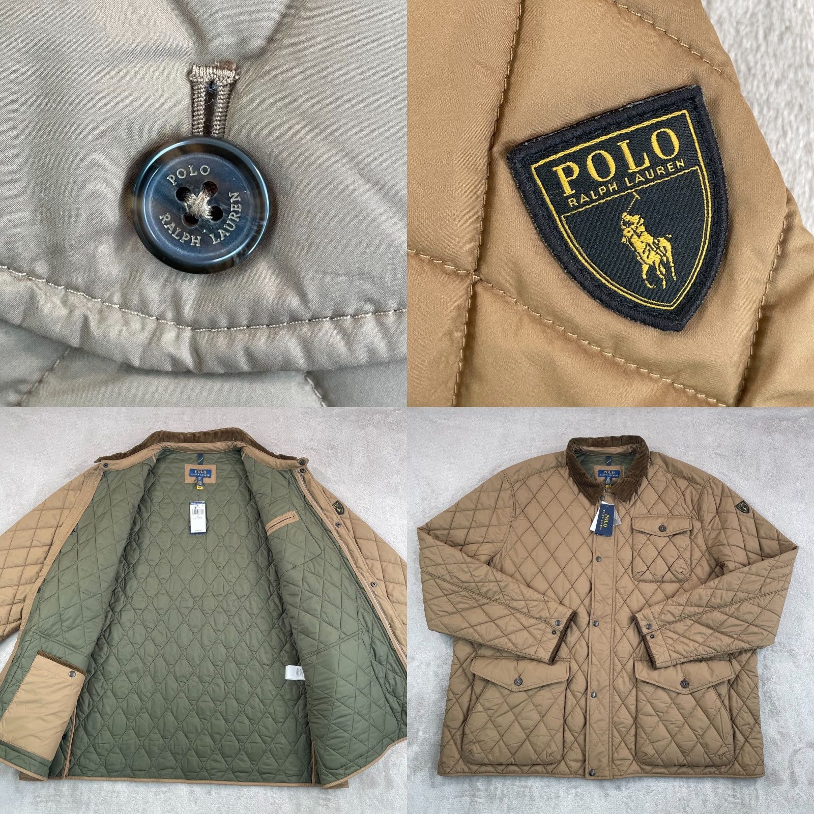 Polo Ralph Lauren VINTAGE Polo Ralph Lauren The Beaton Quilted Jacket Men 4XLT Tall Brown Water Repellent Size US XXL / EU 58 / 5 - 8 Thumbnail