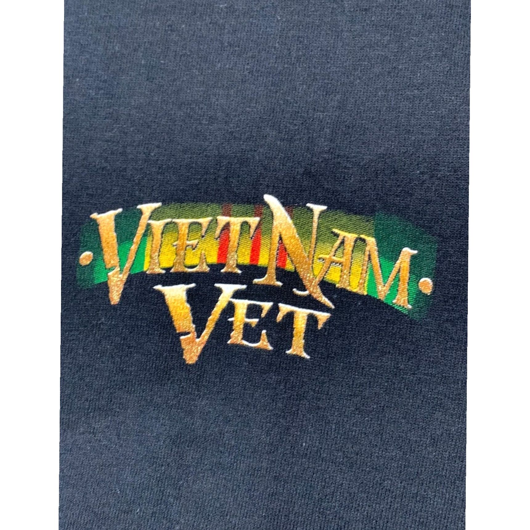 Gildan VINTAGE Vietnam Vet Small Black Gildan Short Sleeve Tshirt Mens S 100% Cotton People Shirt Size US S / EU 44-46 / 1 - 4 Thumbnail