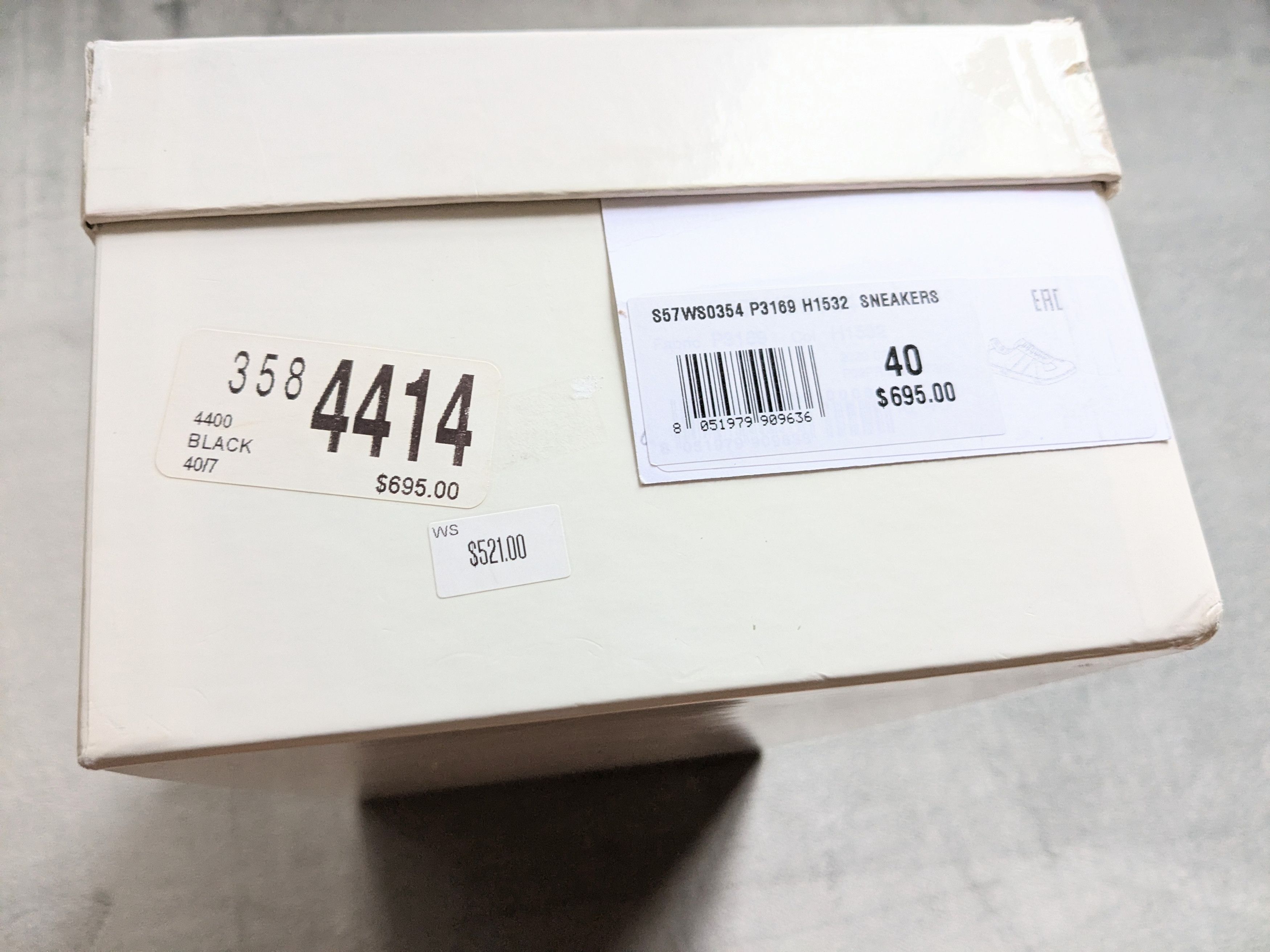 Maison Margiela Maison Margiela Replica GAT Black 7 40 Paint Splatter White Size US 7 / EU 40 - 22 Thumbnail