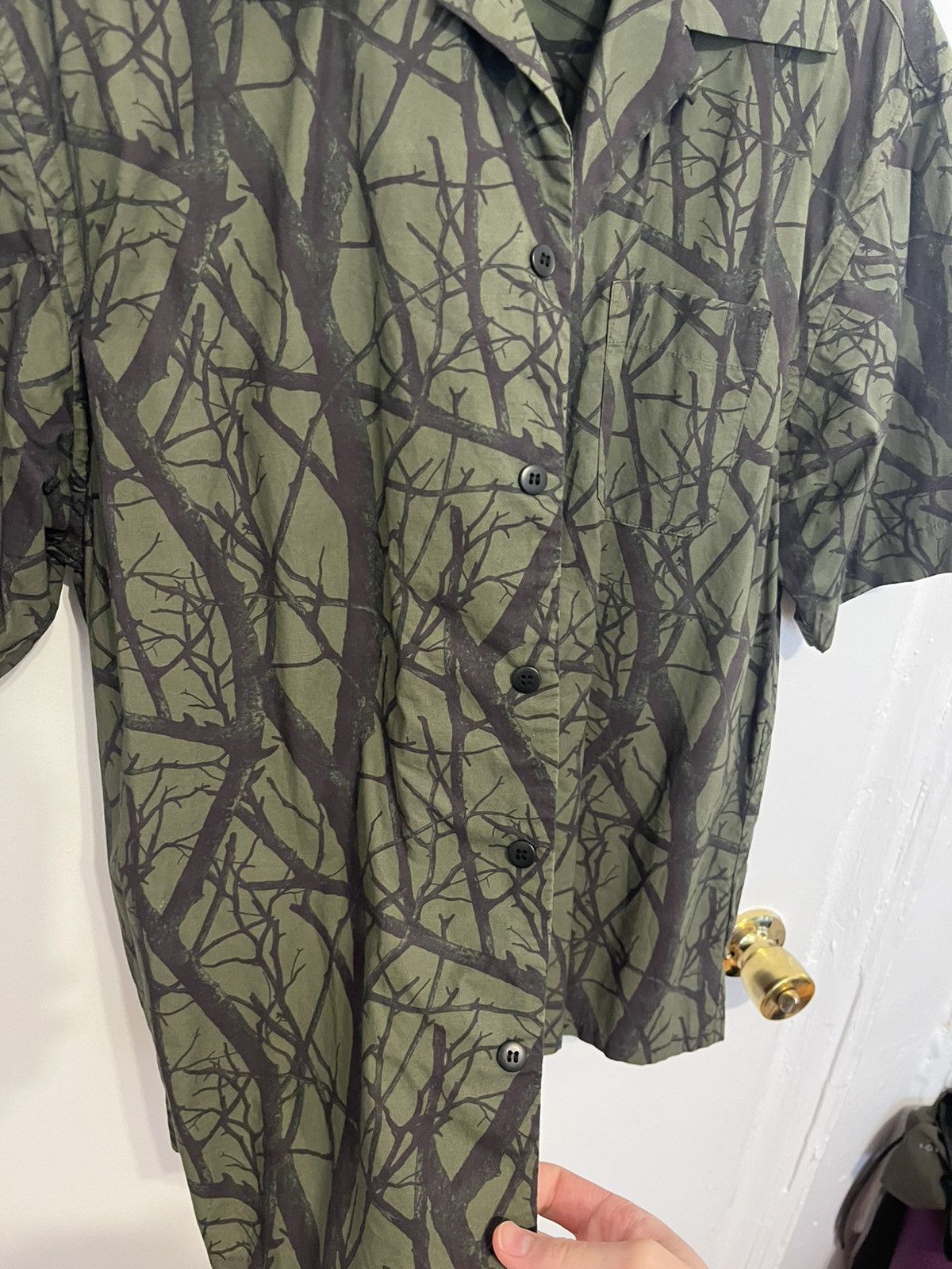 John Elliott Green Tree Camp Canp-collar shirt Size US M / EU 48-50 / 2 - 6 Thumbnail