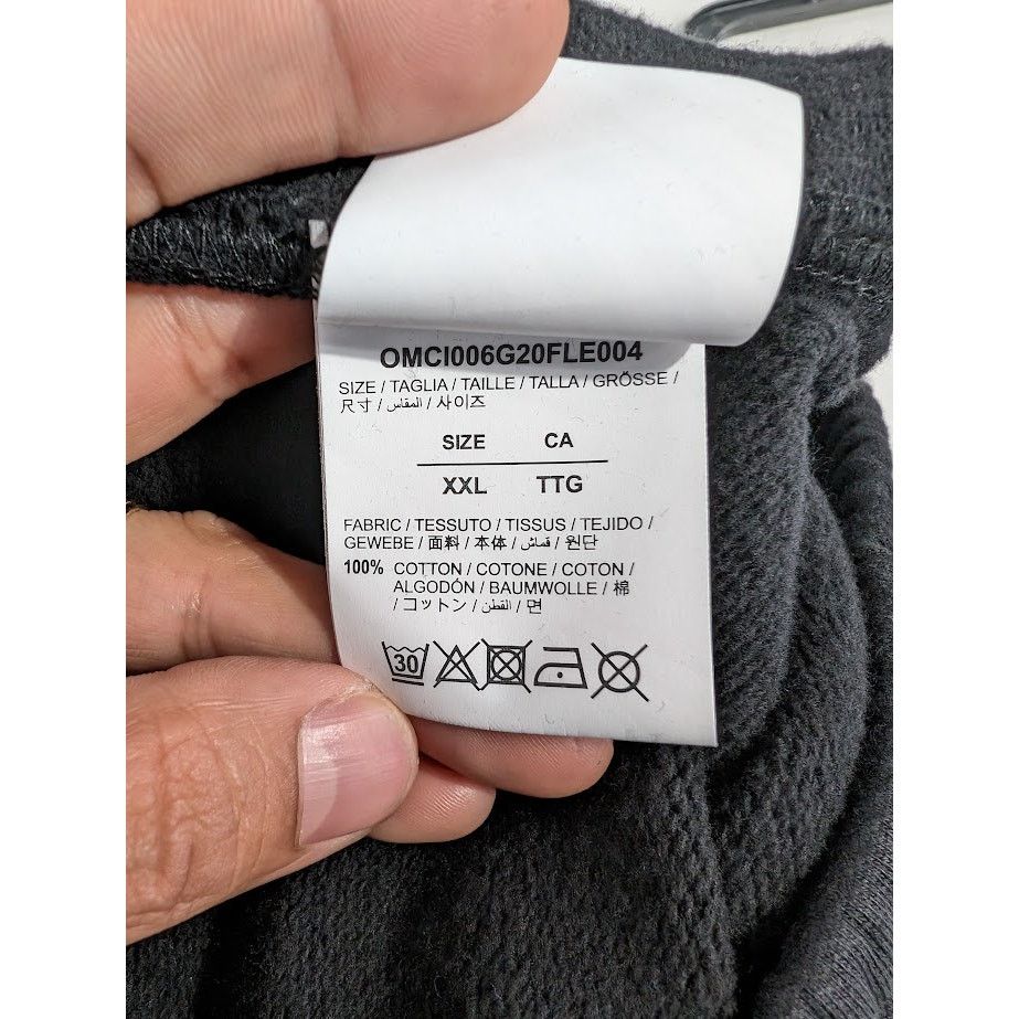 Off-White o1rshd1 Tape Arrows Sweatshorts in Black/Beige Size US 38 / EU 54 - 17 Thumbnail