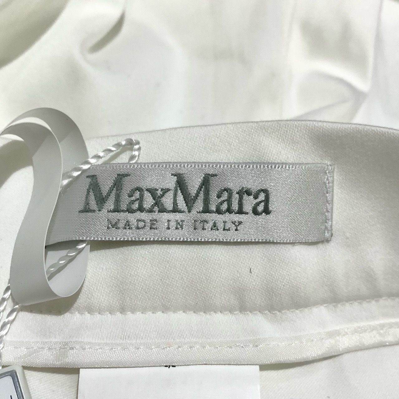 Max Mara [Maxmara] Mid-Rise Straight-Leg Trousers 44 White Size 30" / US 8 / IT 44 - 2 Thumbnail