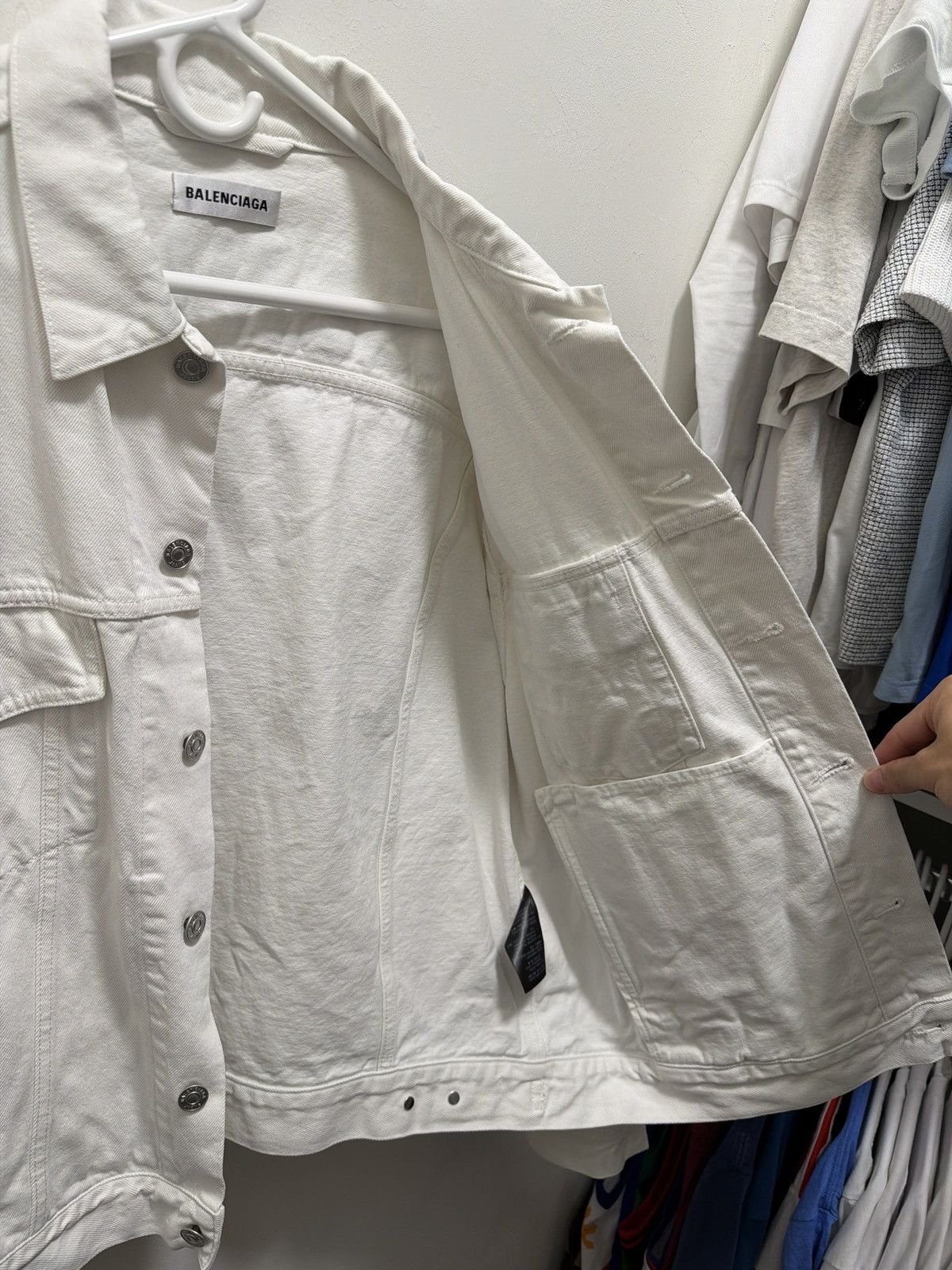 Balenciaga Balenciaga Denim Jacket Size US M / EU 48-50 / 2 - 5 Thumbnail