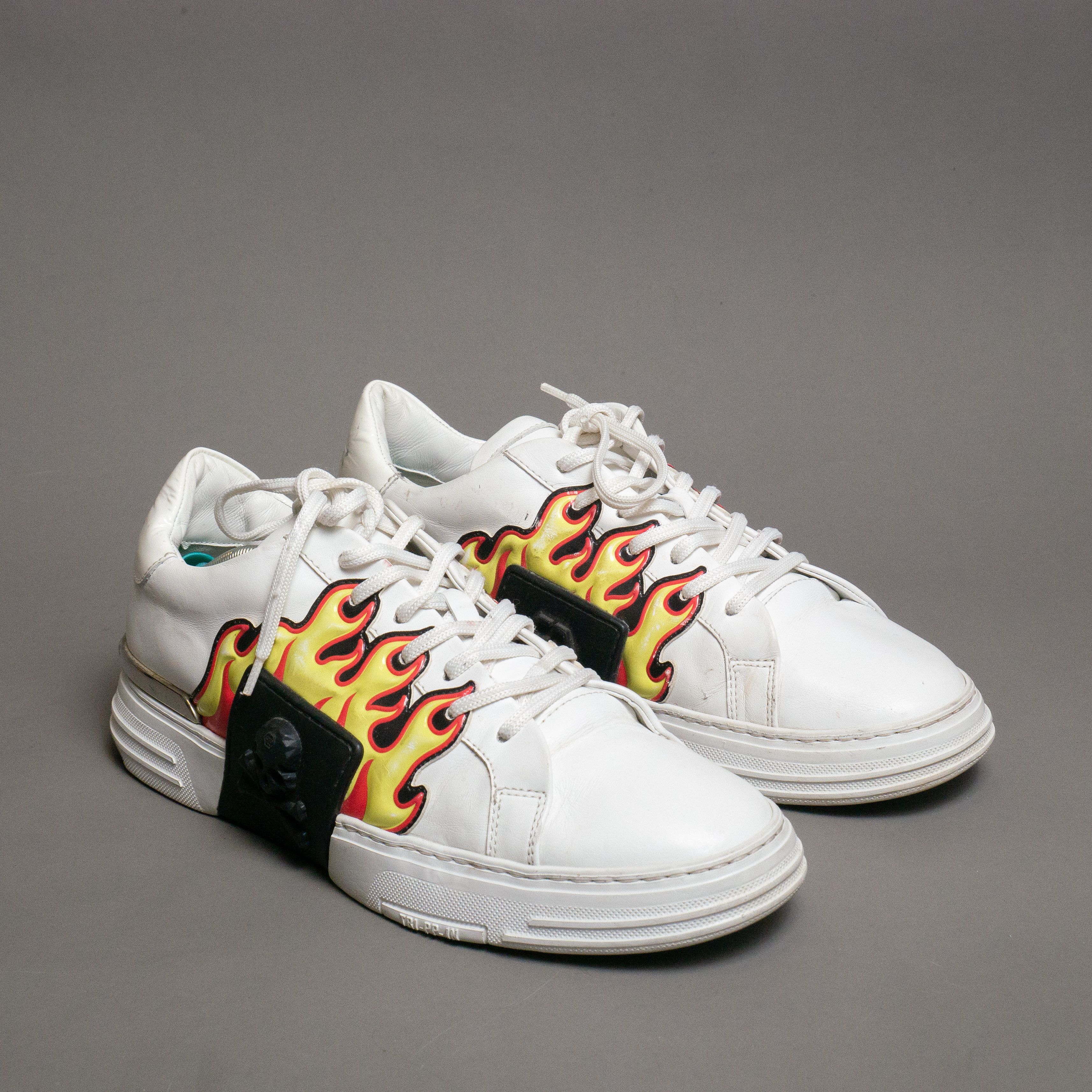 Philipp Plein Philipp Plein Rare Phantom Kicks Flame Skull EUR 43 Size US 10 / EU 43 - 2 Thumbnail
