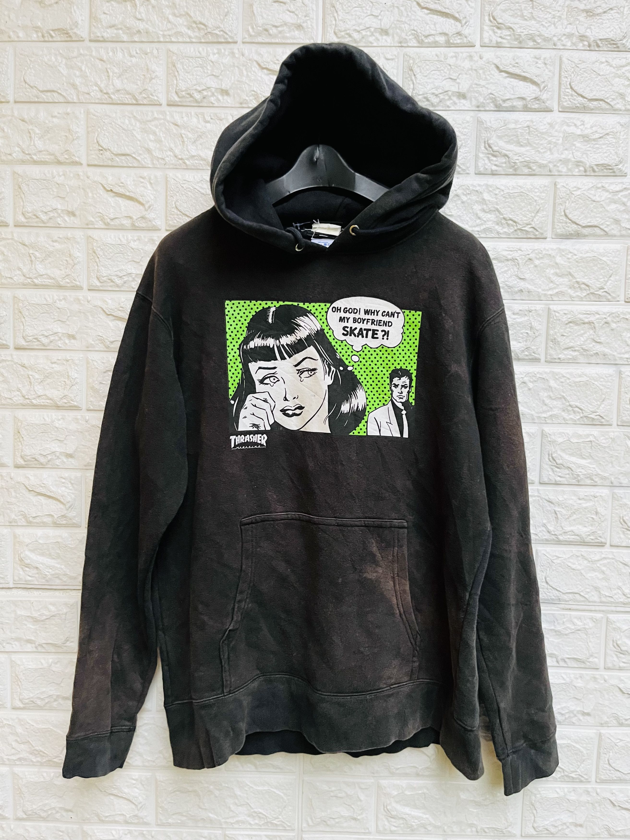 Japanese Brand × Thrasher × Vintage Vintage Thrasher Skateboarding Designed Streetwear Style Size US M / EU 48-50 / 2 - 1 Thumbnail