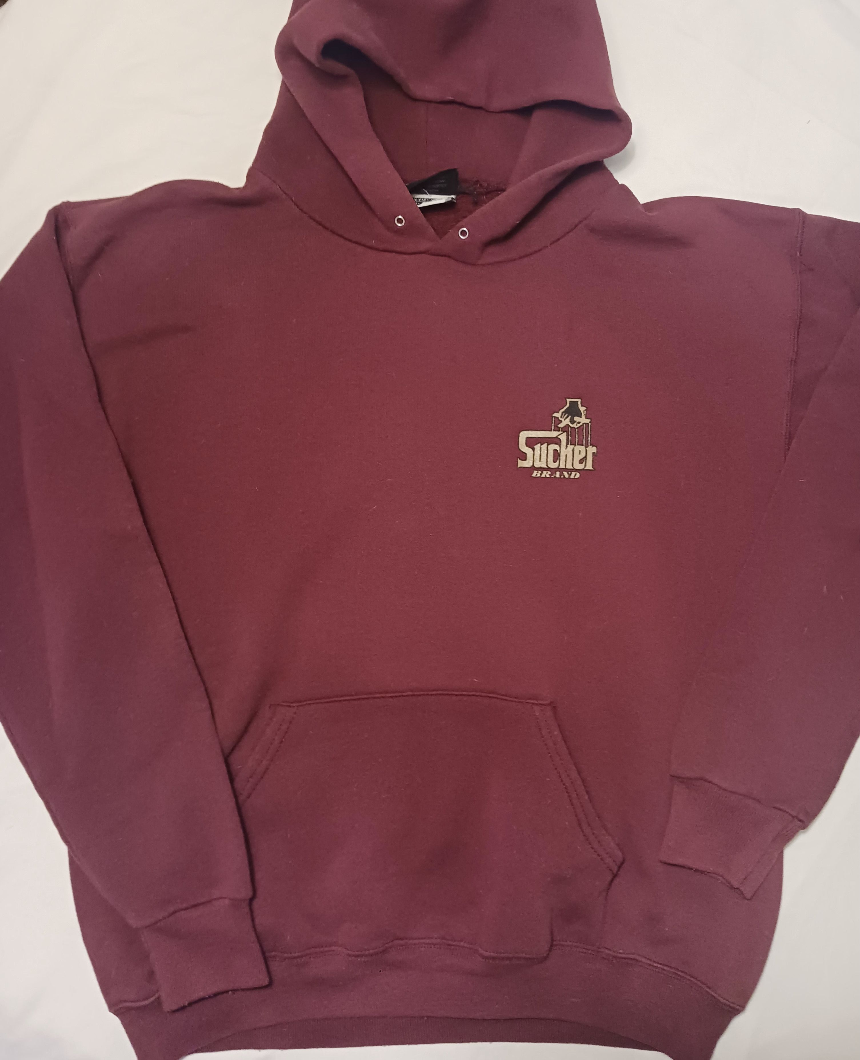 Vintage SUCKER BRAND Godfather Hoodie Cartoon Graffiti Tribal Conart Size US L / EU 52-54 / 3 - 2 Thumbnail