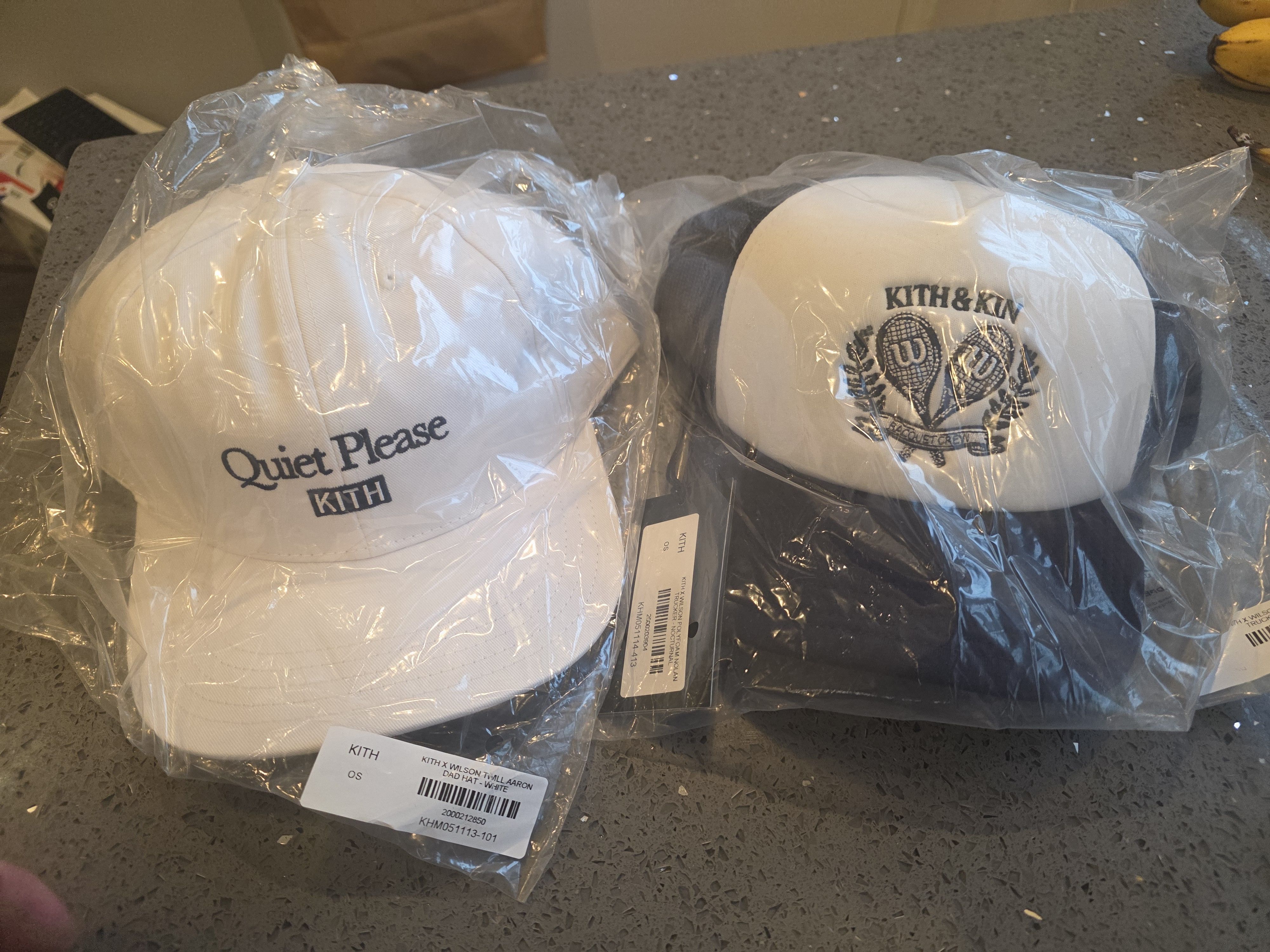 Two kith x Wilson HATS SS25 New in bag