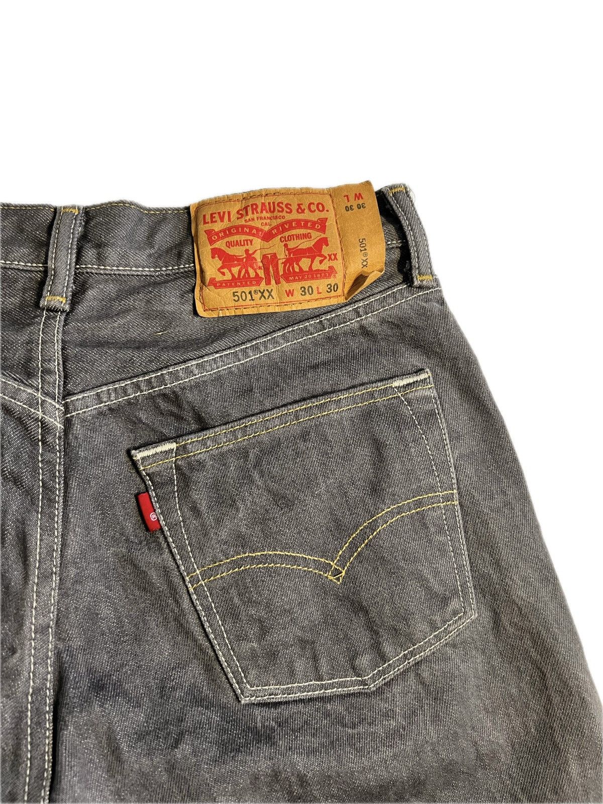 Levi's × Levi's Vintage Clothing Levi’s 501XX Denim Grey Size US 30 / EU 46 - 1 Thumbnail
