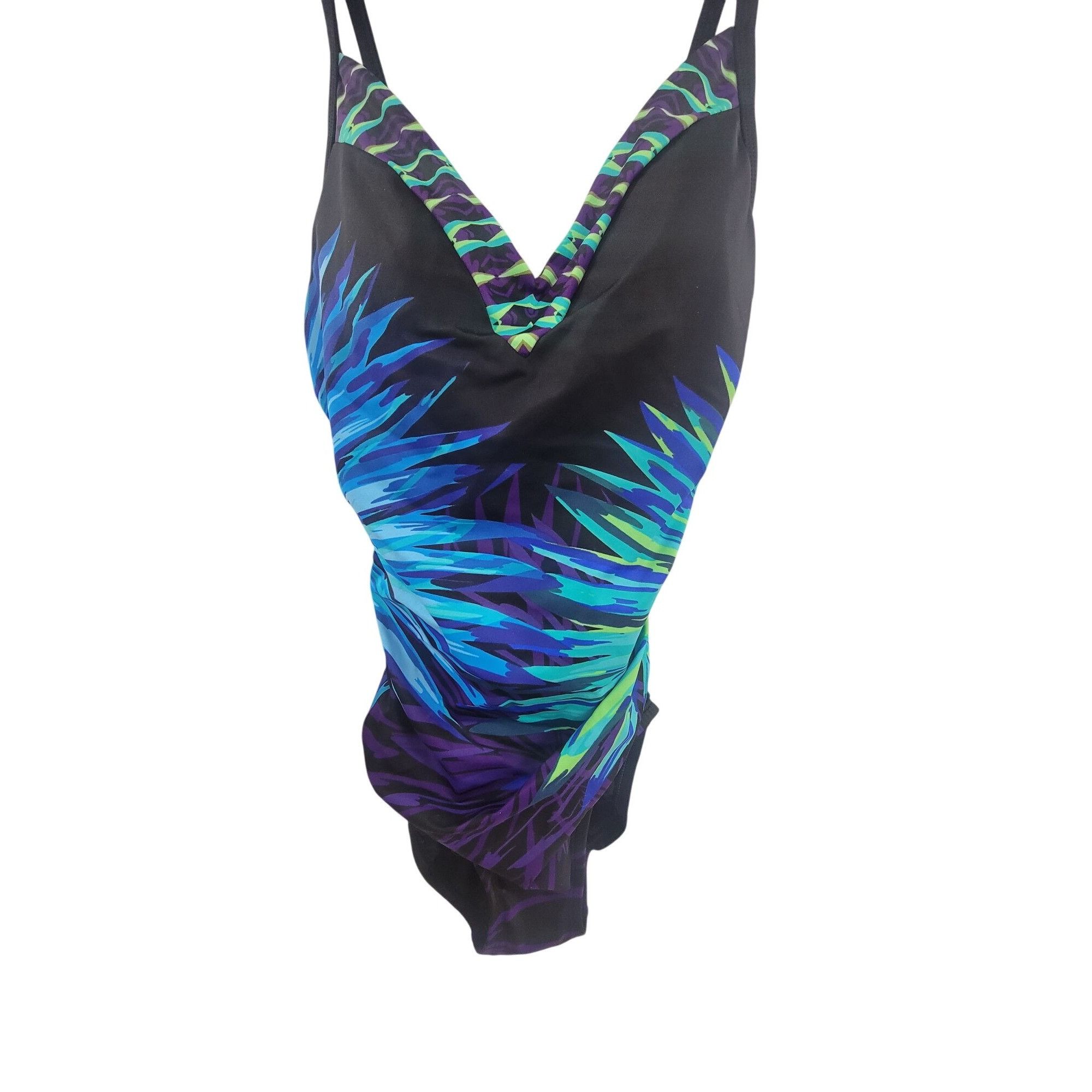 Other Women's V-Neck Small One-Piece Swimsuit With Adjustable Stra Size S / US 4 / IT 40 - 1 Thumbnail