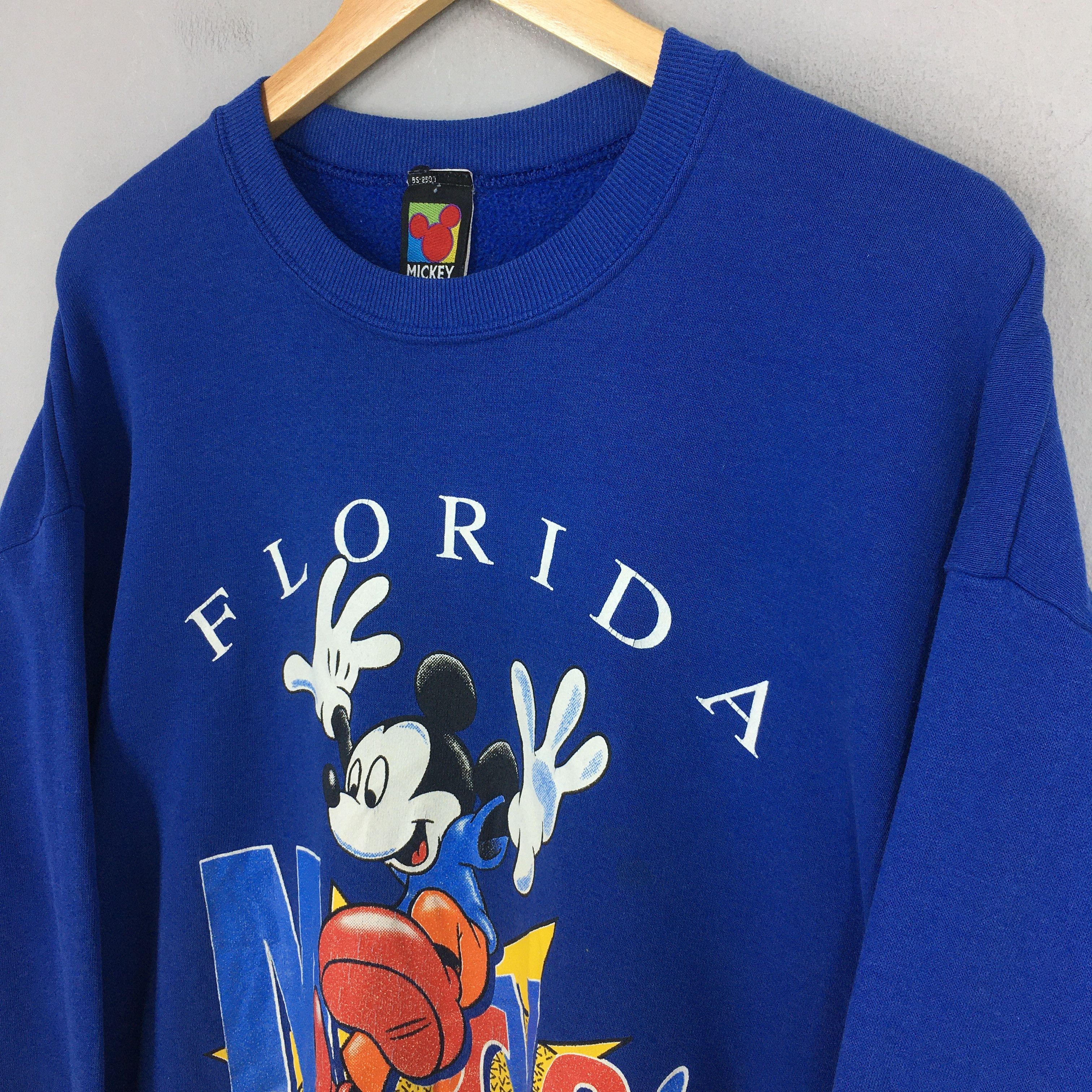 Cartoon Network Vintage Mickey Mouse Blue Sweatshirt XLarge Size US XL / EU 56 / 4 - 3 Thumbnail
