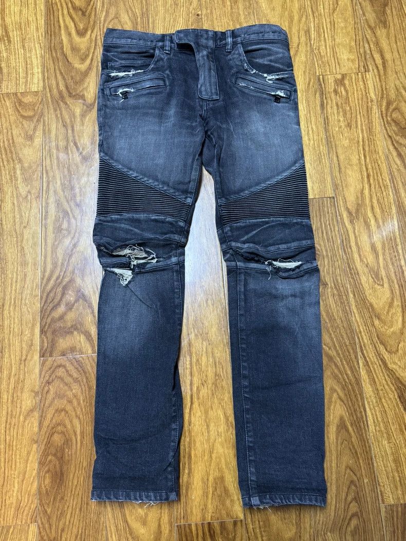 Balmain Balmain Distressed Denim Jeans Size 31 Size US 31 - 1 Thumbnail