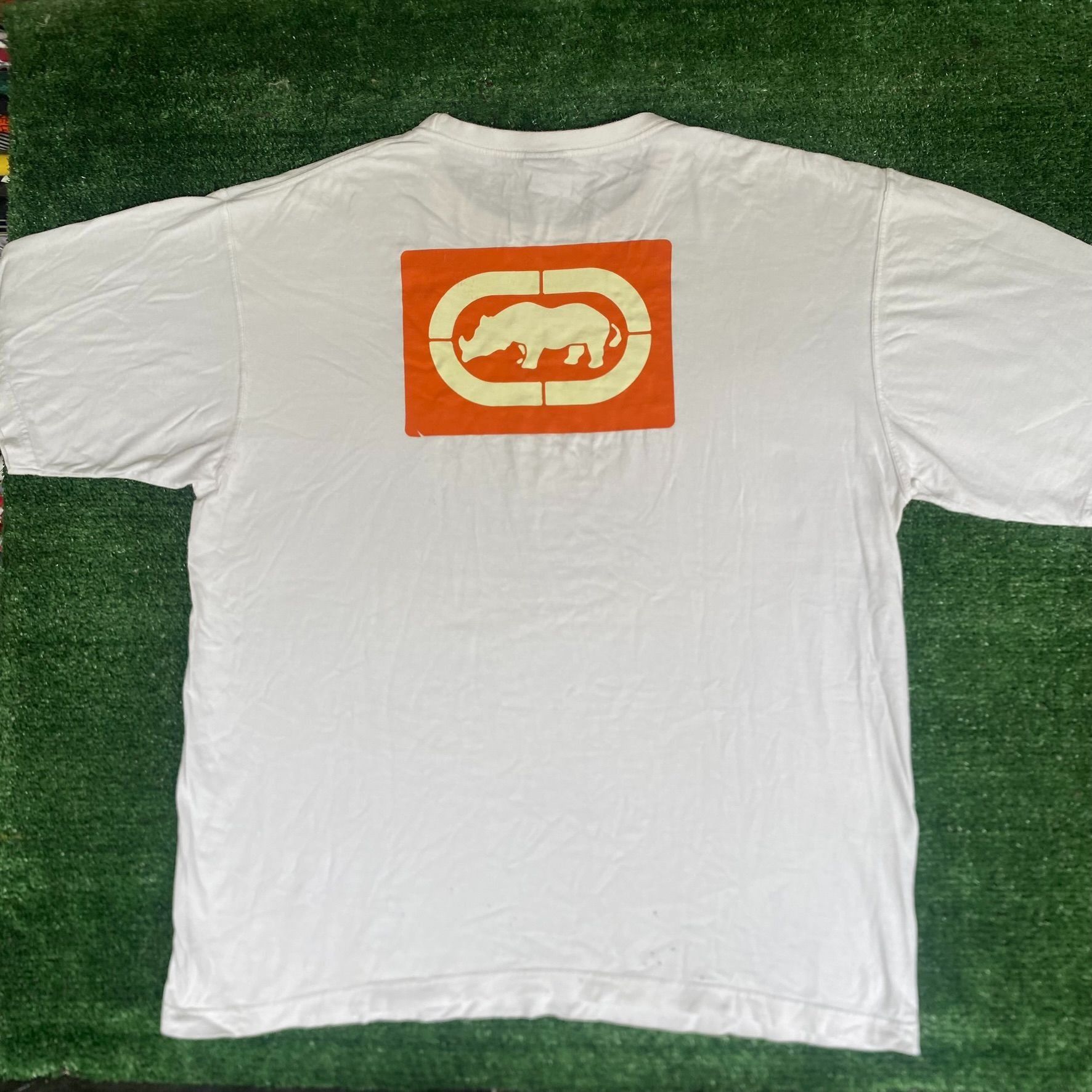 Ecko Unltd. Vintage Y2K Ecko Unltd. Shirt Rhino Logo Retro White Tee Size US L / EU 52-54 / 3 - 1 Thumbnail