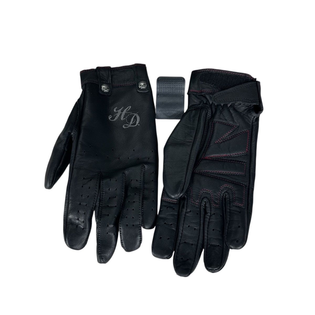 Harley Davidson HARLEY DAVIDSON COWHIDE LEATHER GLOVES Size ONE SIZE - 2 Thumbnail