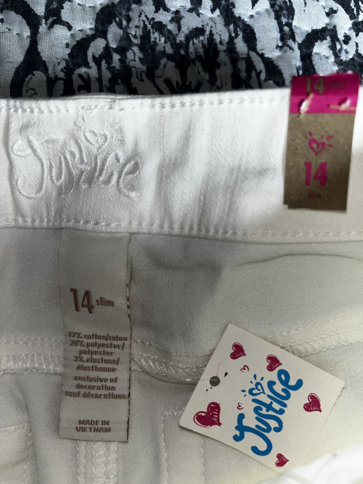 Other Justice White Bermuda Shorts for Girls Size 36" / US 14 / IT 50 - 4 Thumbnail