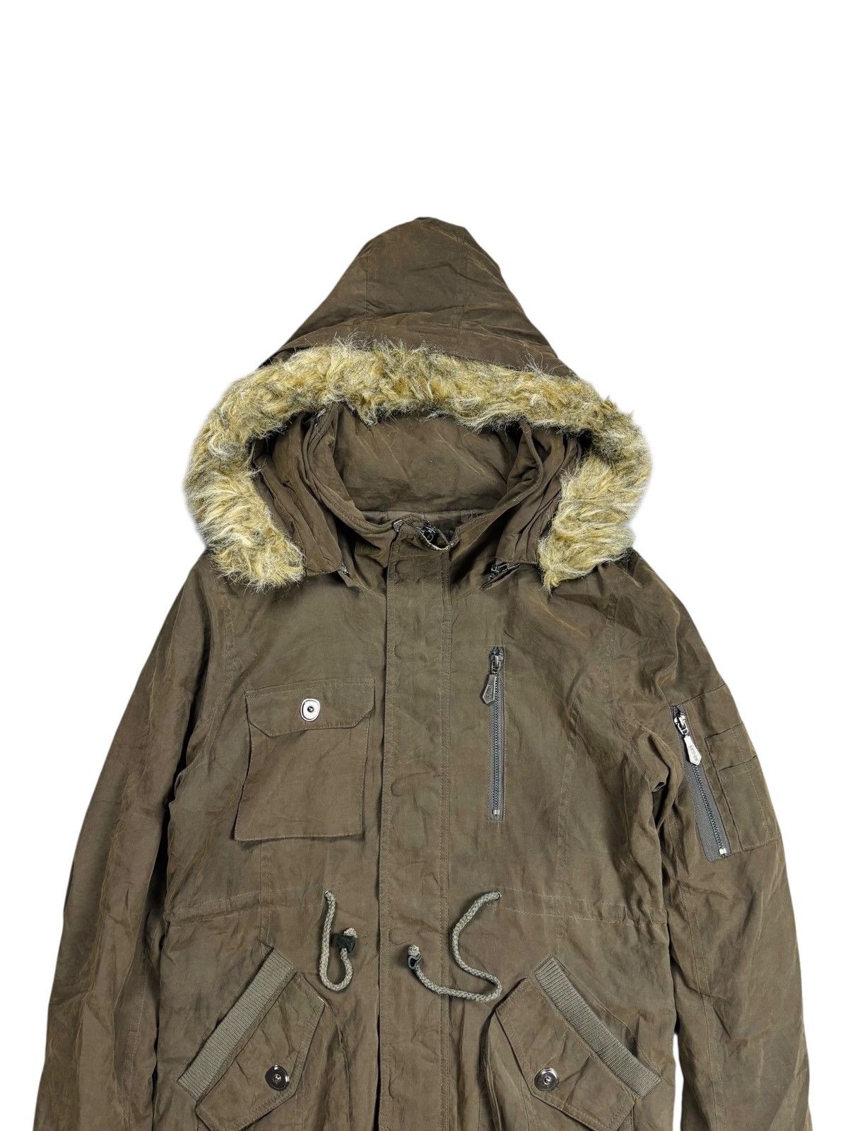 GOA 2000s Berning Sho - Apocalypse Style Fur Hoodie Jacket Size US M / EU 48-50 / 2 - 6 Thumbnail