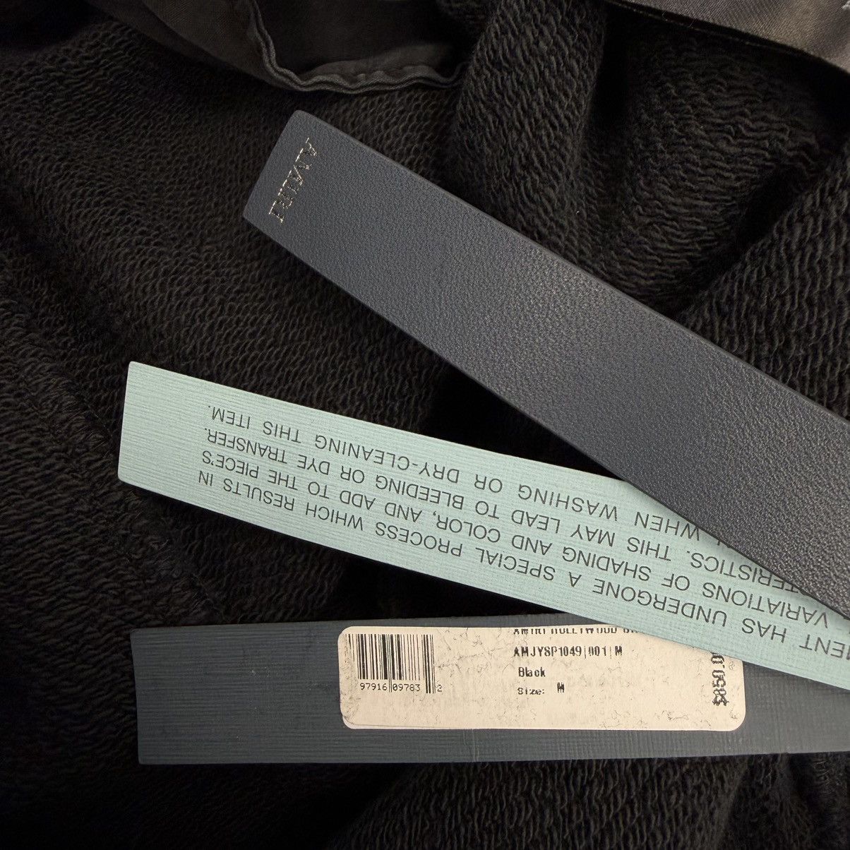 Amiri Amiri Hollywood Sweatpant Black Size US 32 / EU 48 - 7 Thumbnail