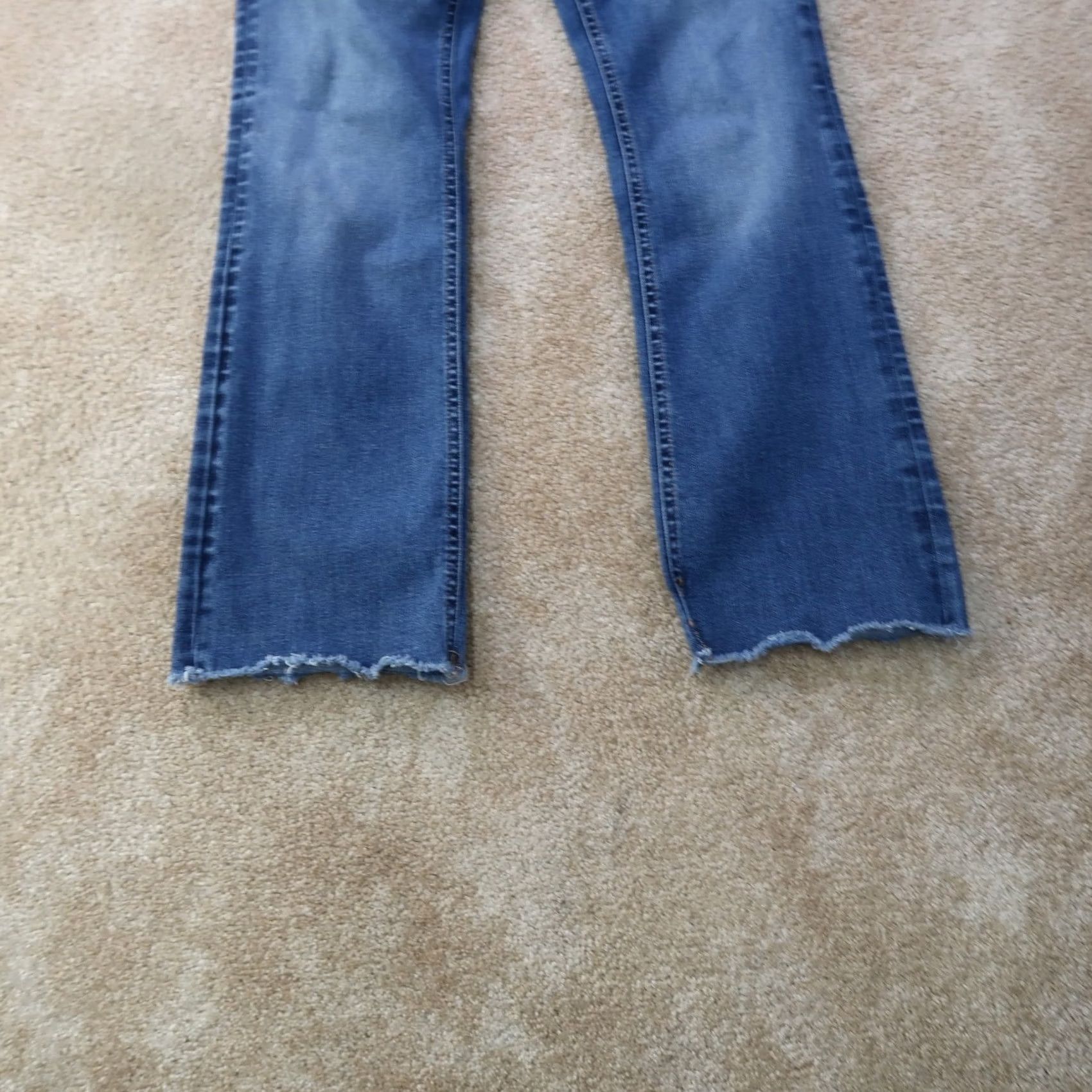 Denime Edgely Jeans Bootcut Women's 8 Blue Denim Stretch 30x30 Regular Mid Rise Size 30" / US 8 / IT 44 - 2 Thumbnail