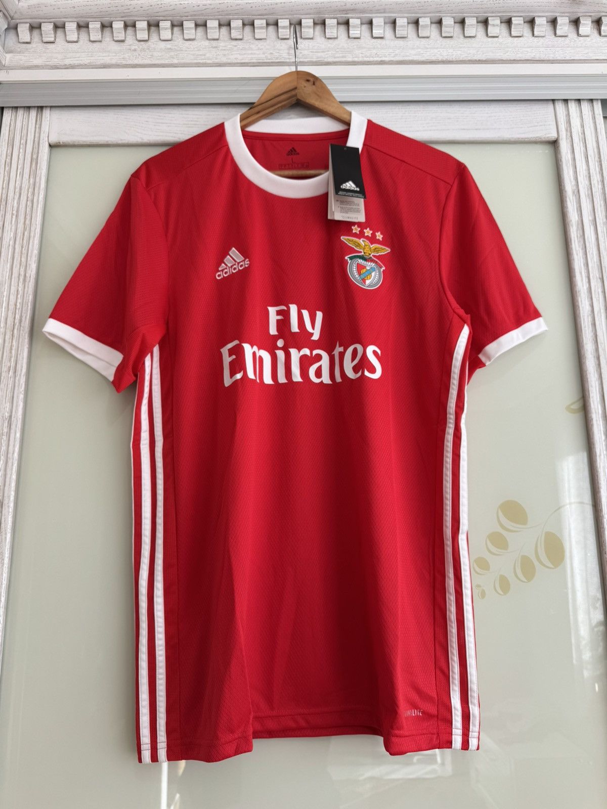 Adidas Benfica 2019-2020 Home Soccer Jersey Football Kit Shirt Size US L / EU 52-54 / 3 - 7 Thumbnail