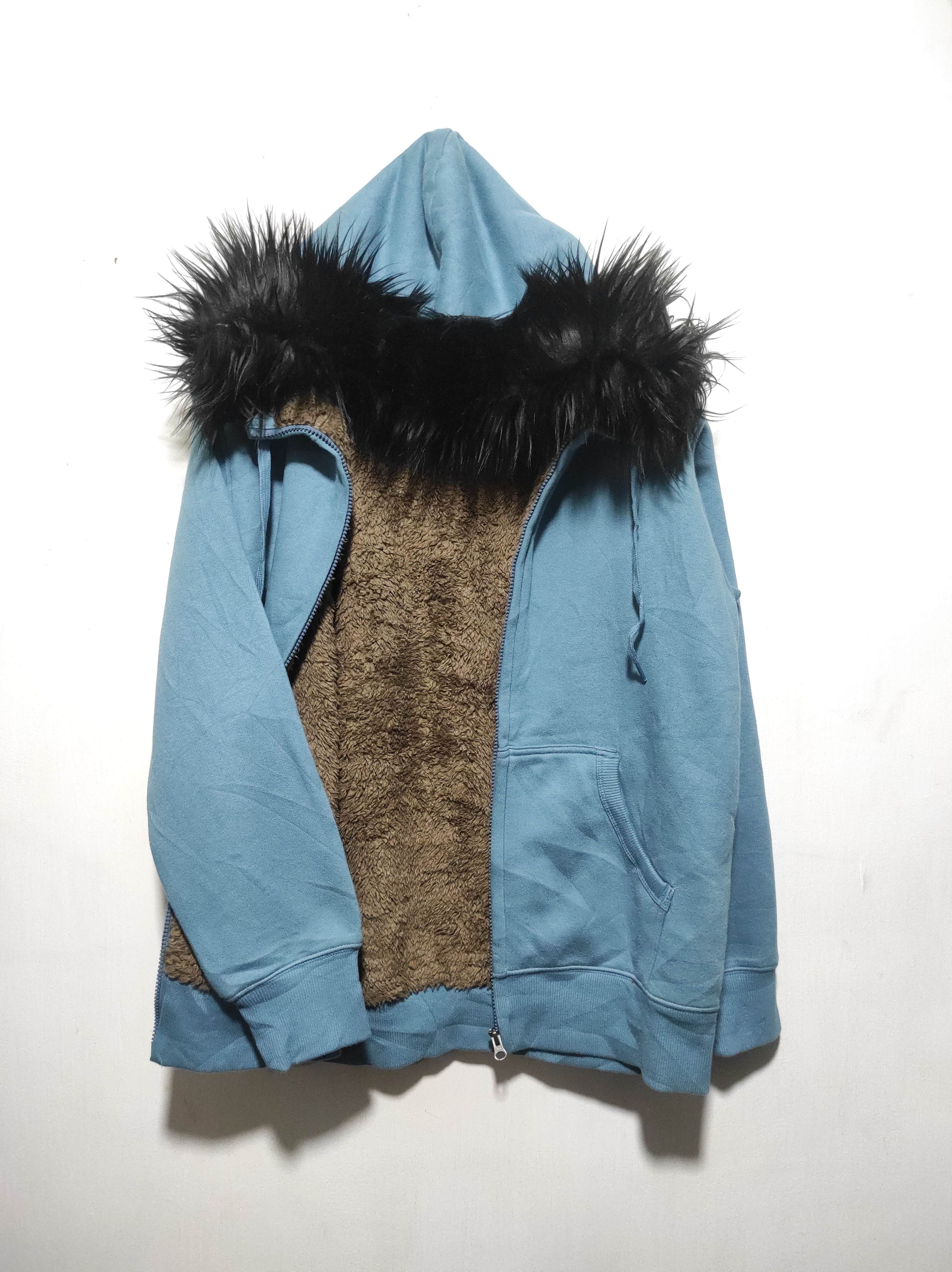 Uniqlo Uniqlo Sherpa Zip Fur Hoodie lgb style Size US L / EU 52-54 / 3 - 3 Thumbnail